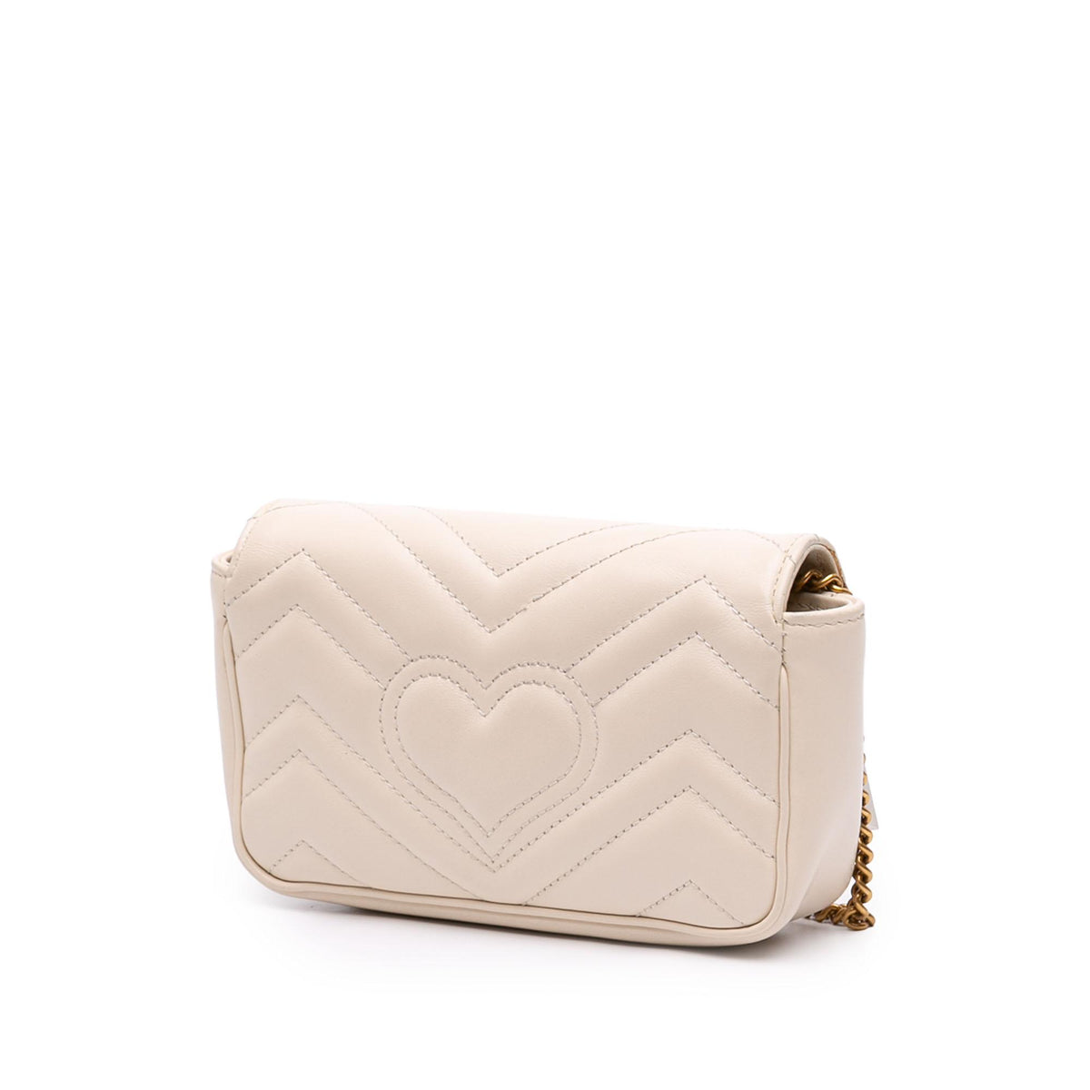 Gucci Mini GG Marmont Matelasse Calfskin Flap Crossbody