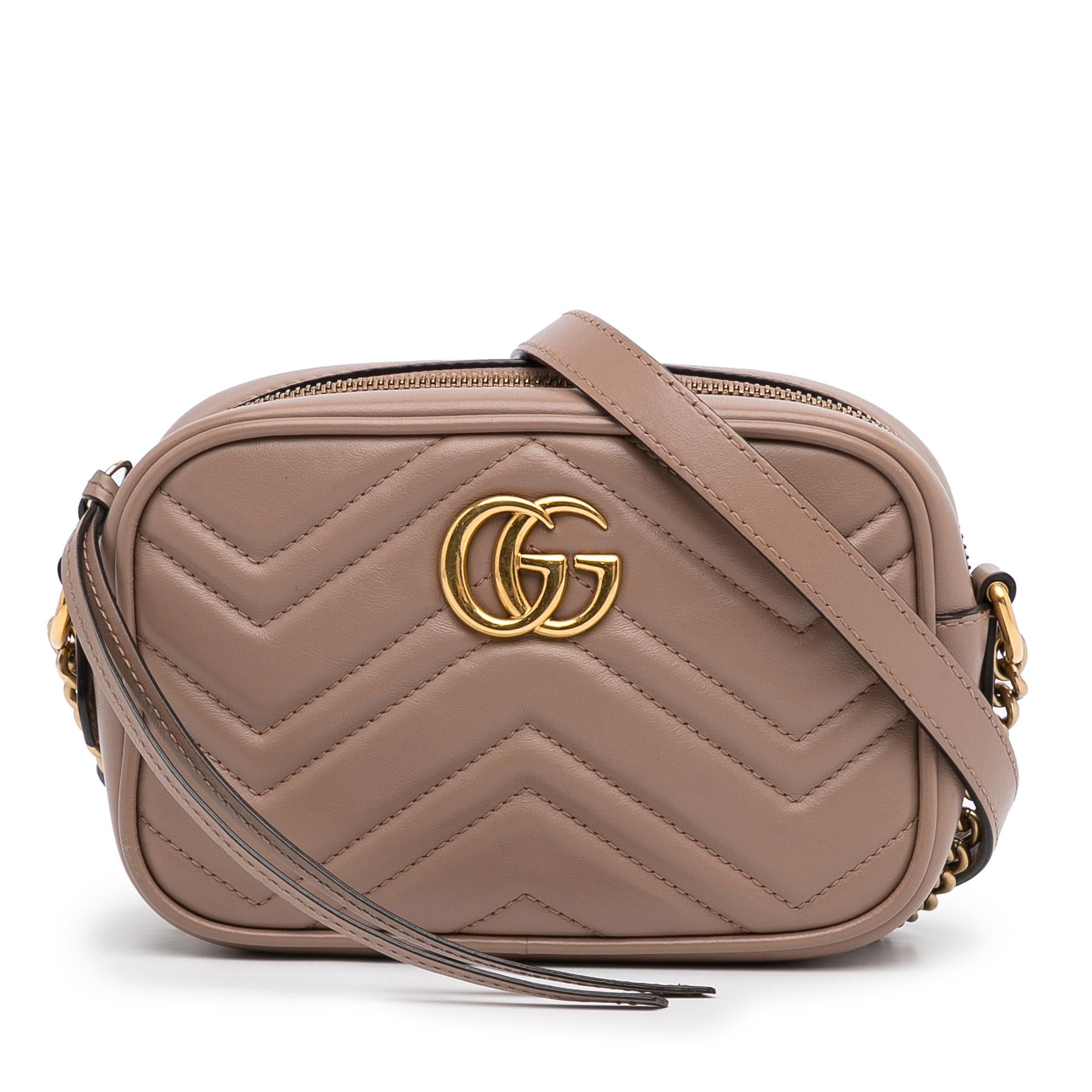 Gucci Mini GG Marmont Matelasse Crossbody (SHG-r1hvKf)
