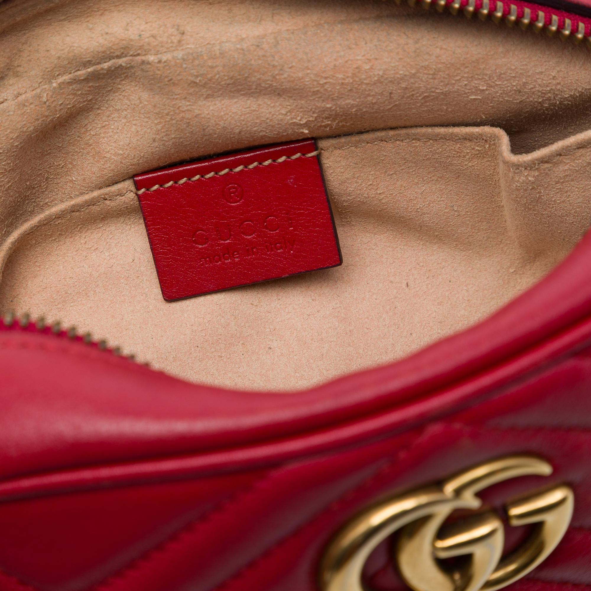 Gucci Mini GG Marmont Matelasse Leather Crossbody