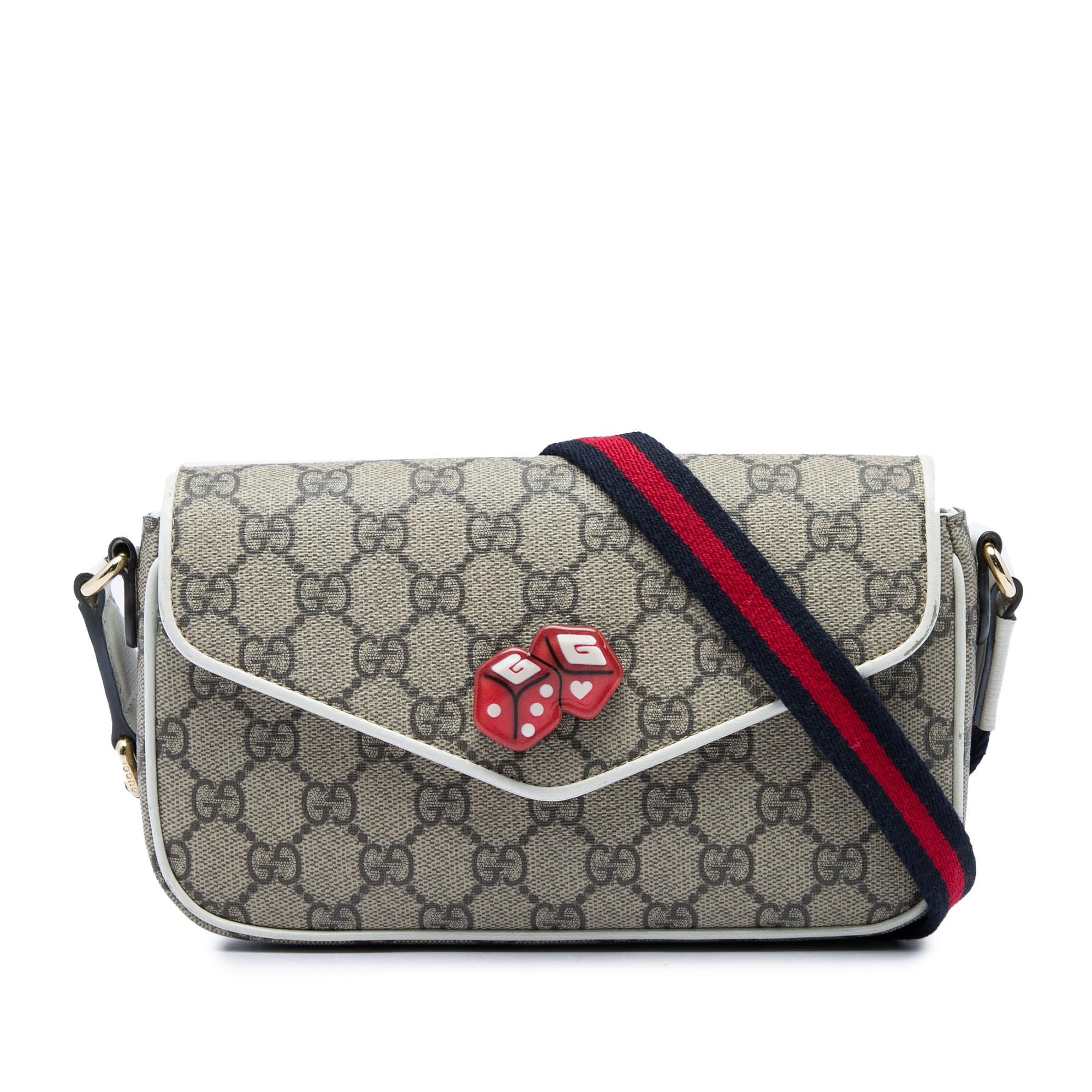 Gucci Mini GG Supreme Dice Crossbody