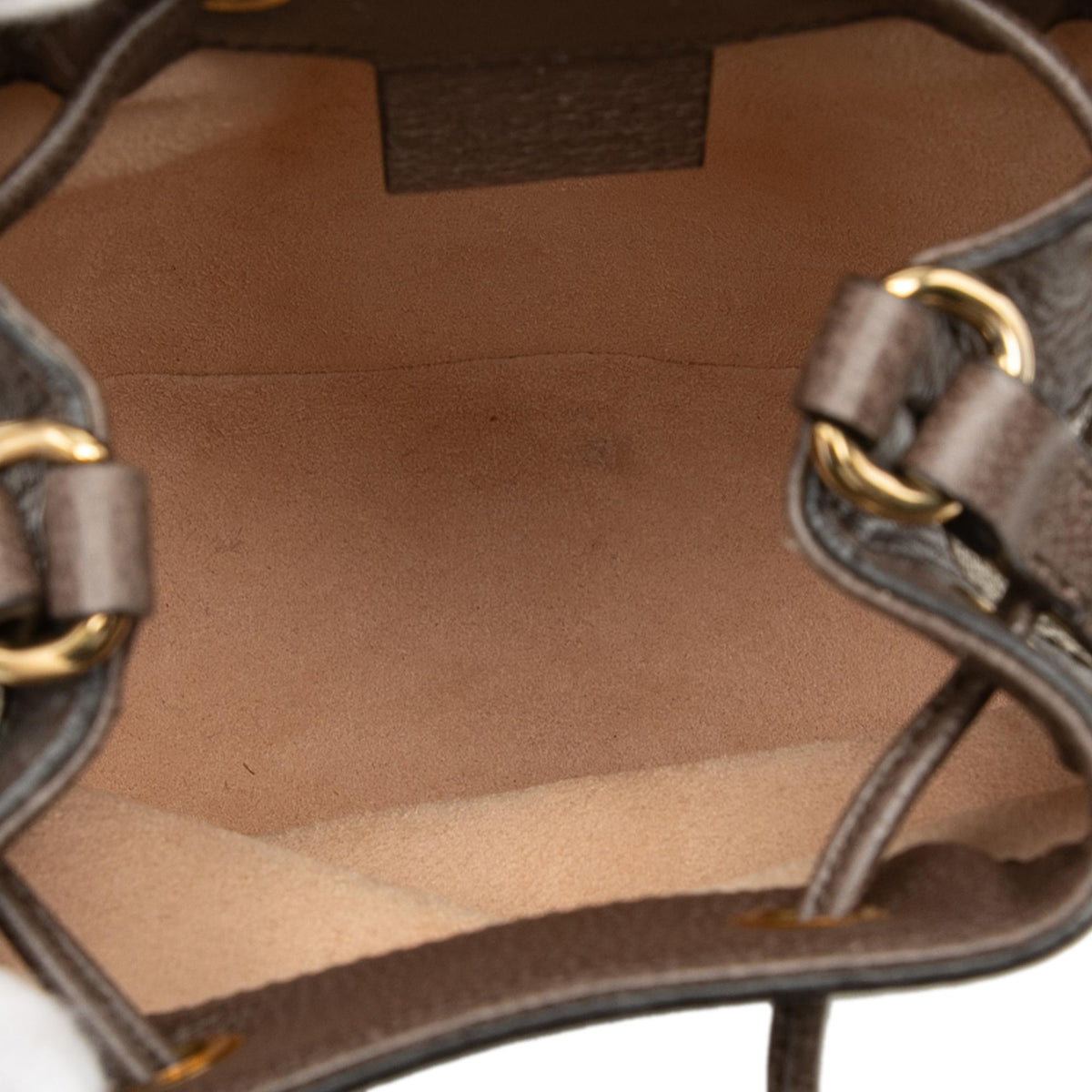 Gucci Mini GG Supreme Web Ophidia Bucket Bag