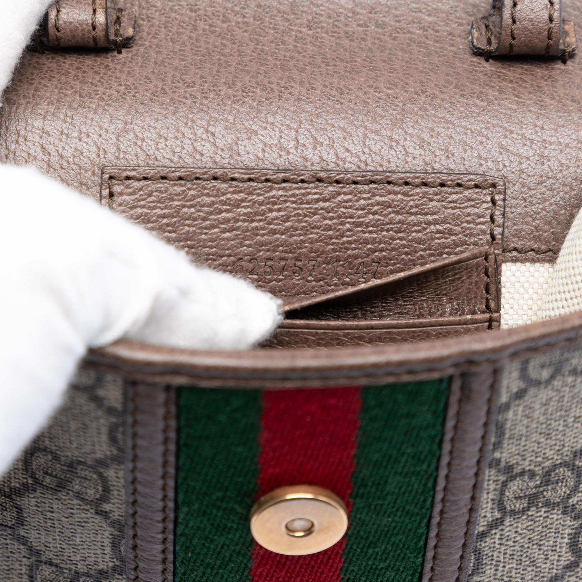 Gucci Mini GG Supreme Web Ophidia Crossbody