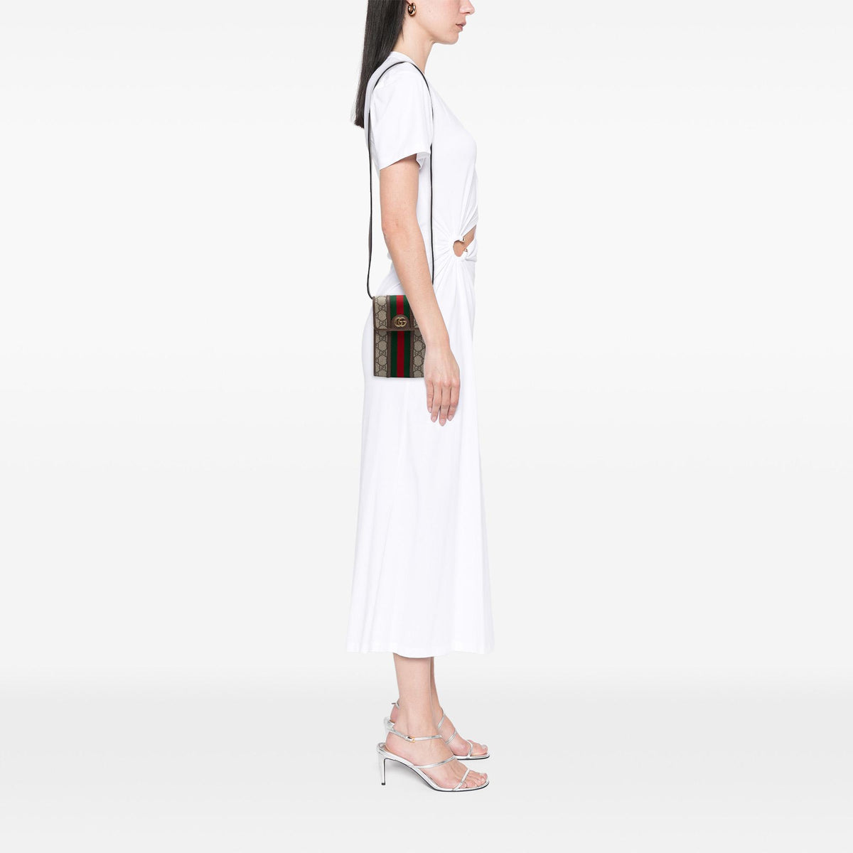 Gucci Mini GG Supreme Web Ophidia Crossbody