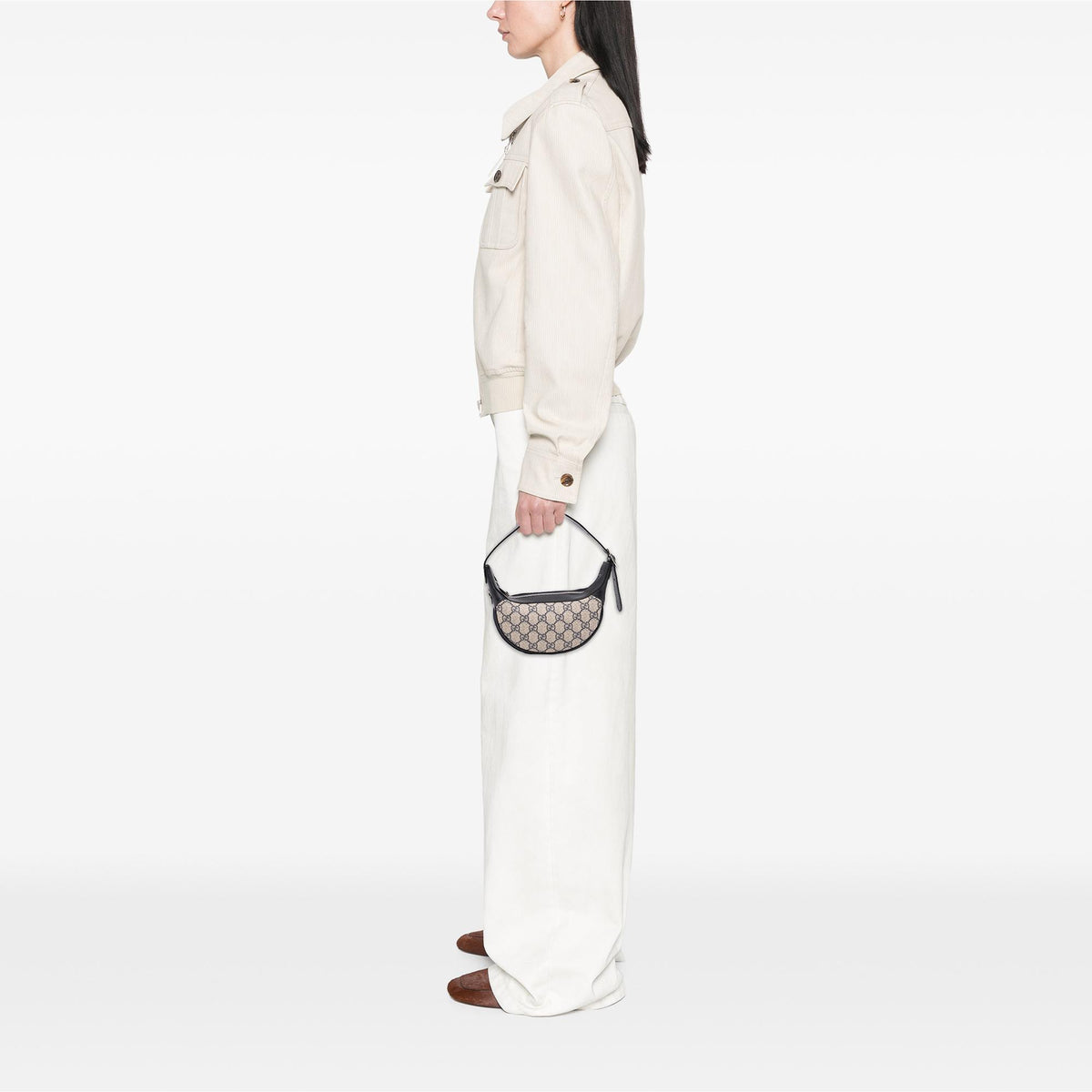Gucci Mini GG Supreme Web Ophidia Shoulder Bag