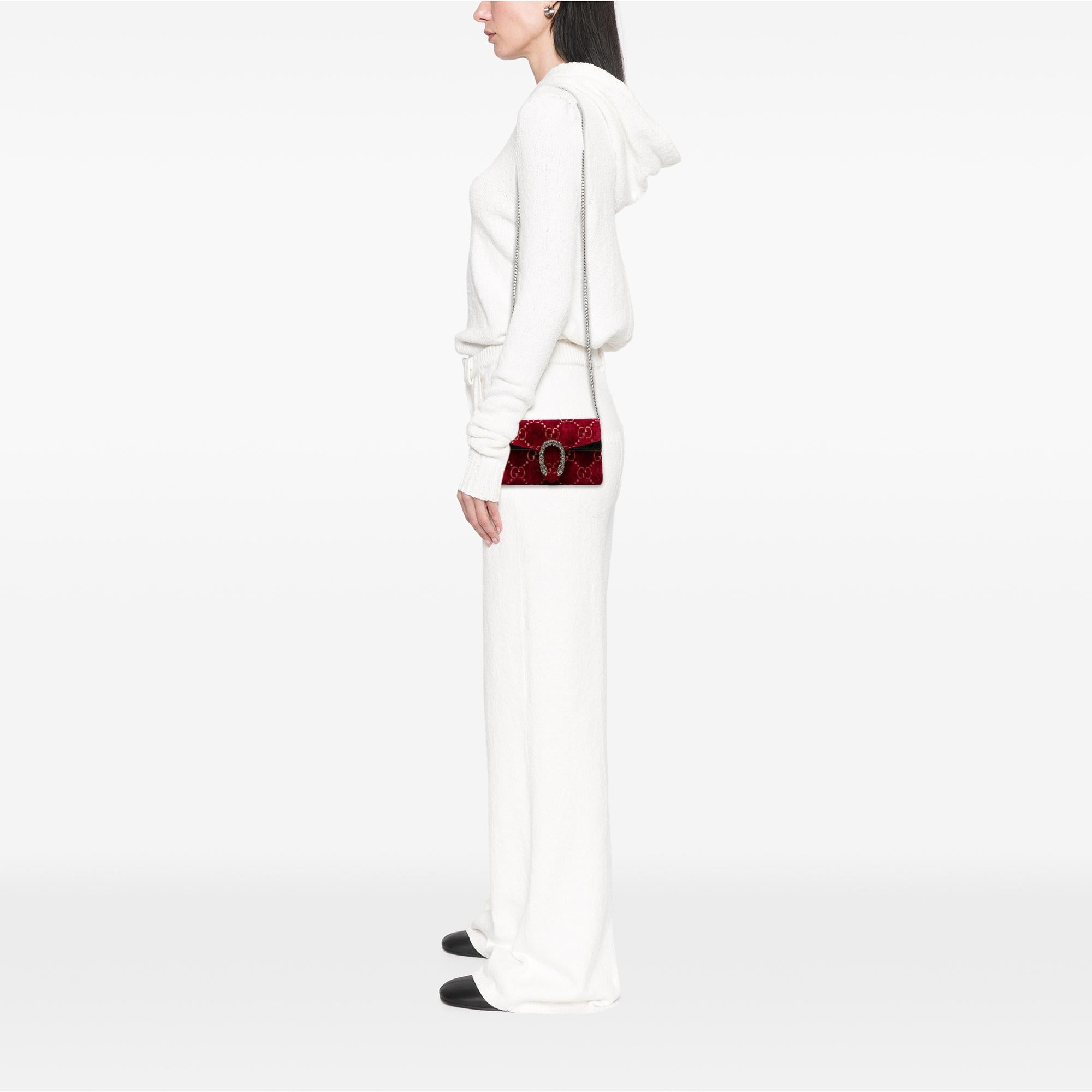 Gucci Mini GG Velvet Dionysus Crossbody