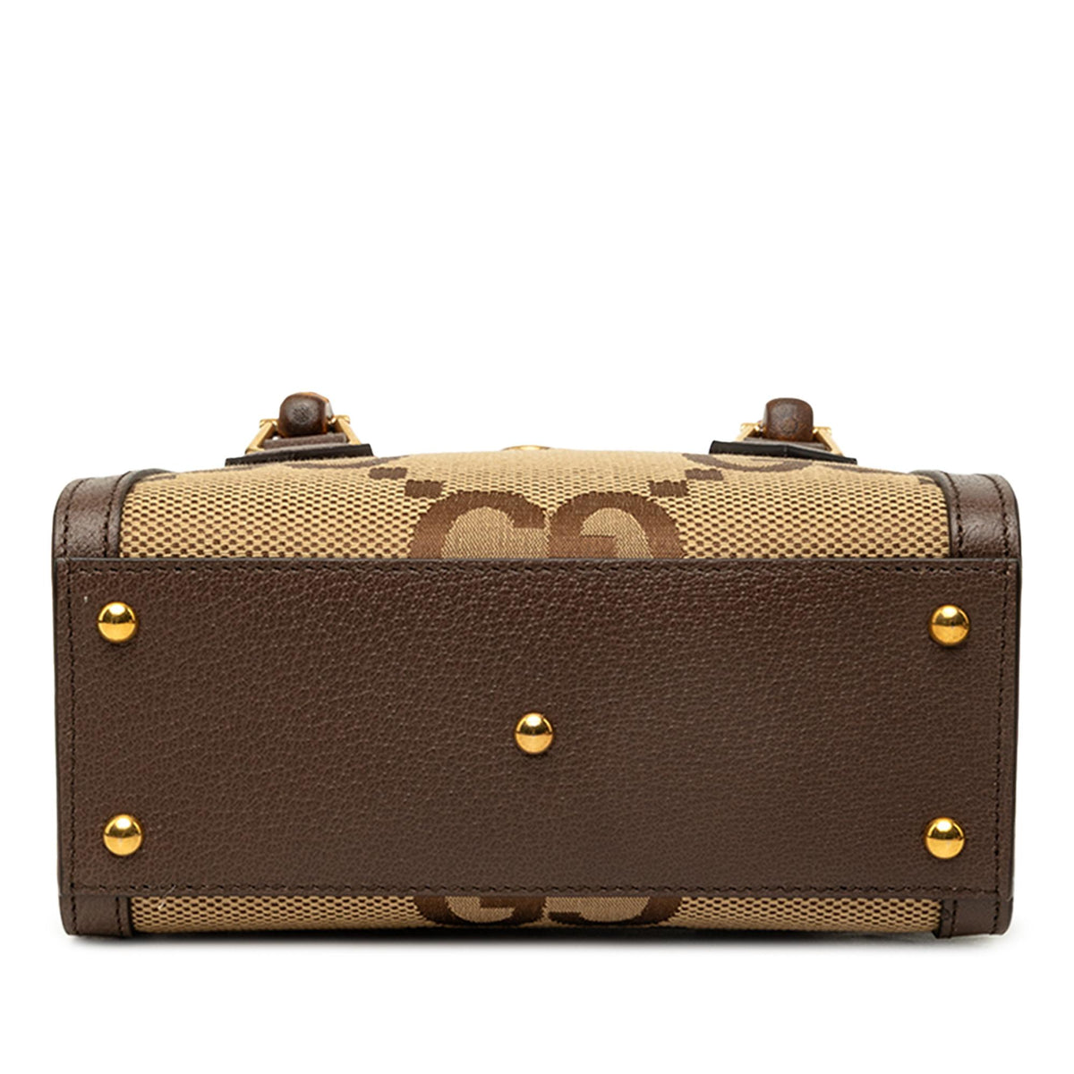Gucci Mini Jumbo GG Canvas Bamboo Diana Satchel