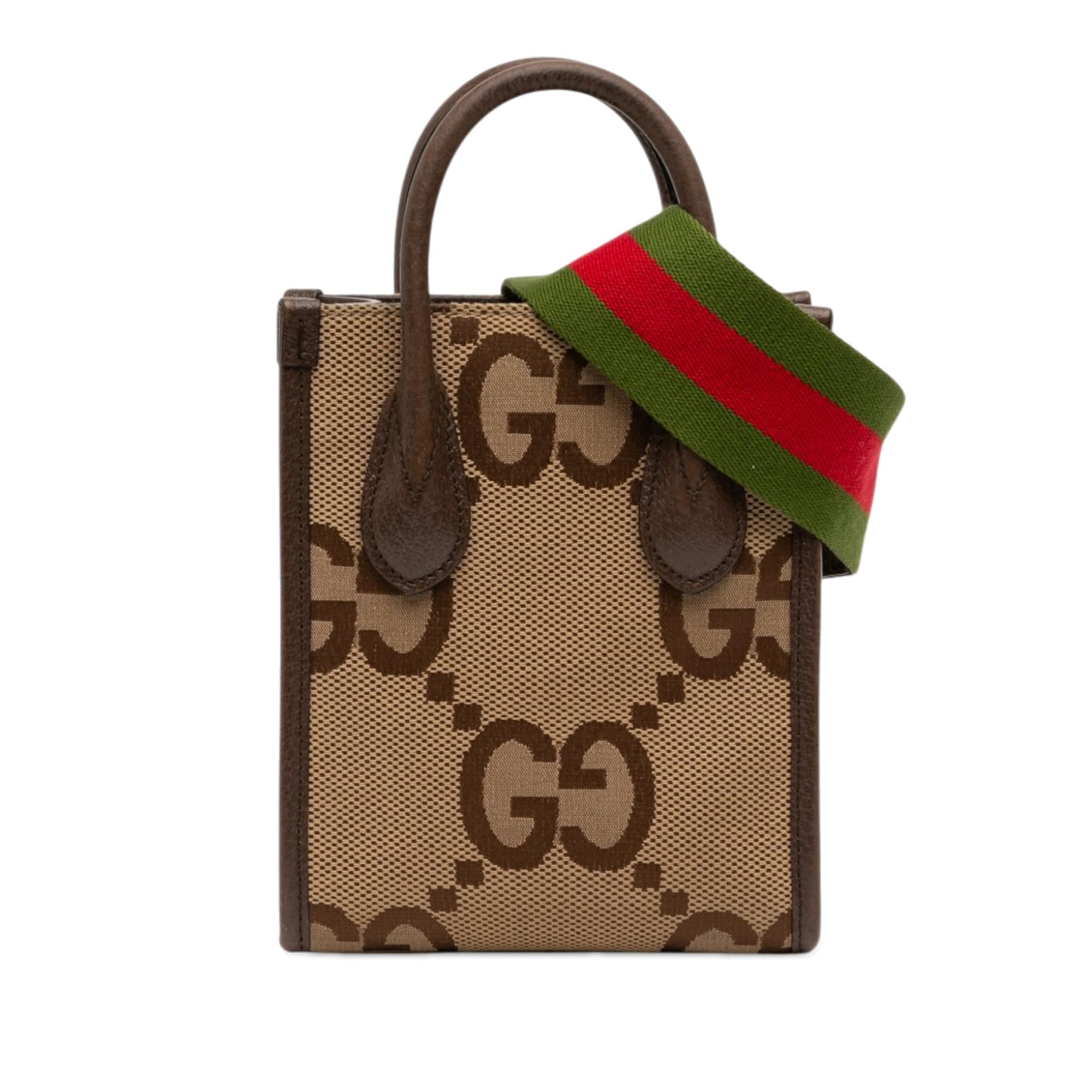 Gucci Mini Jumbo GG Canvas Web Satchel