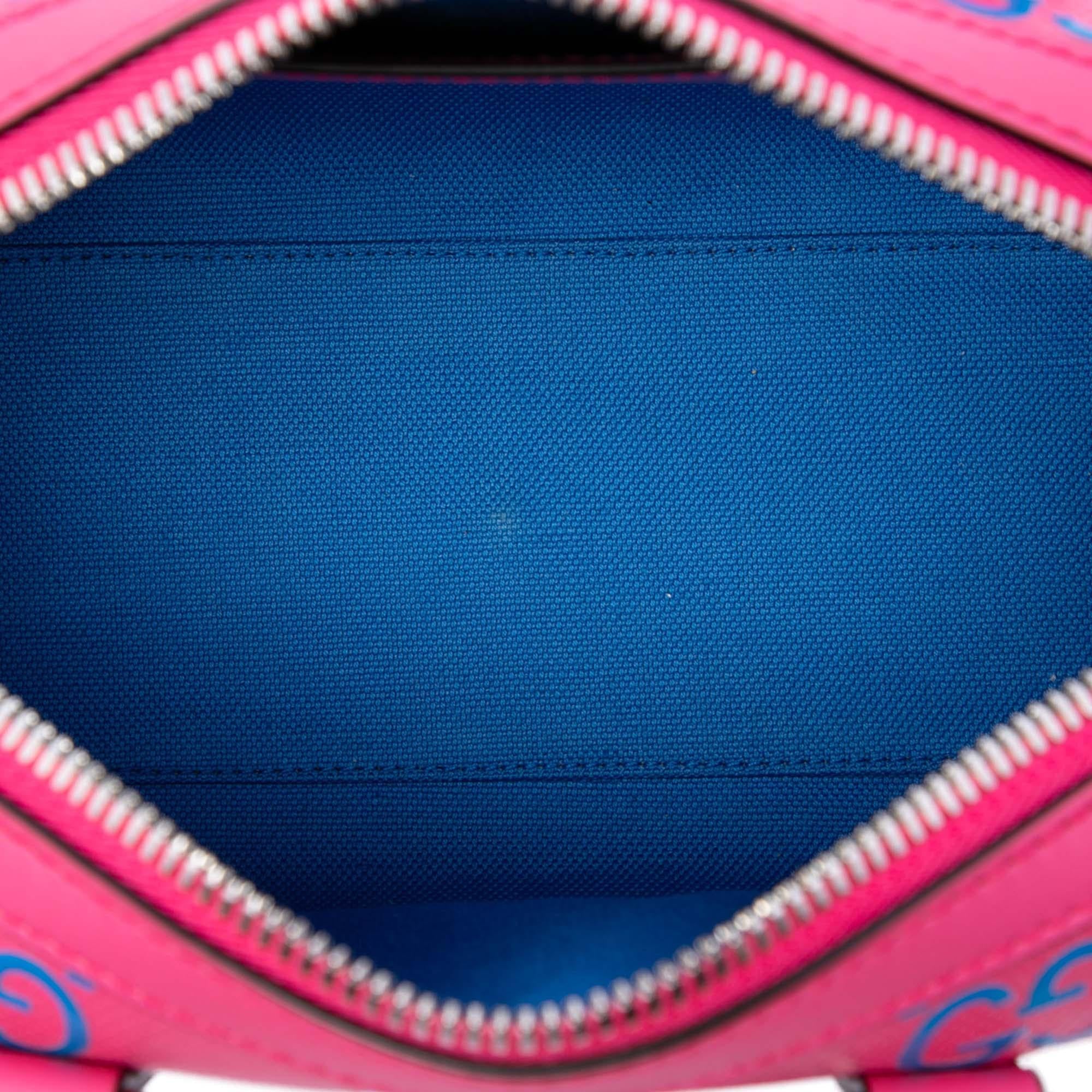 Gucci Mini Jumbo GG Perforated Leather Duffle Bag