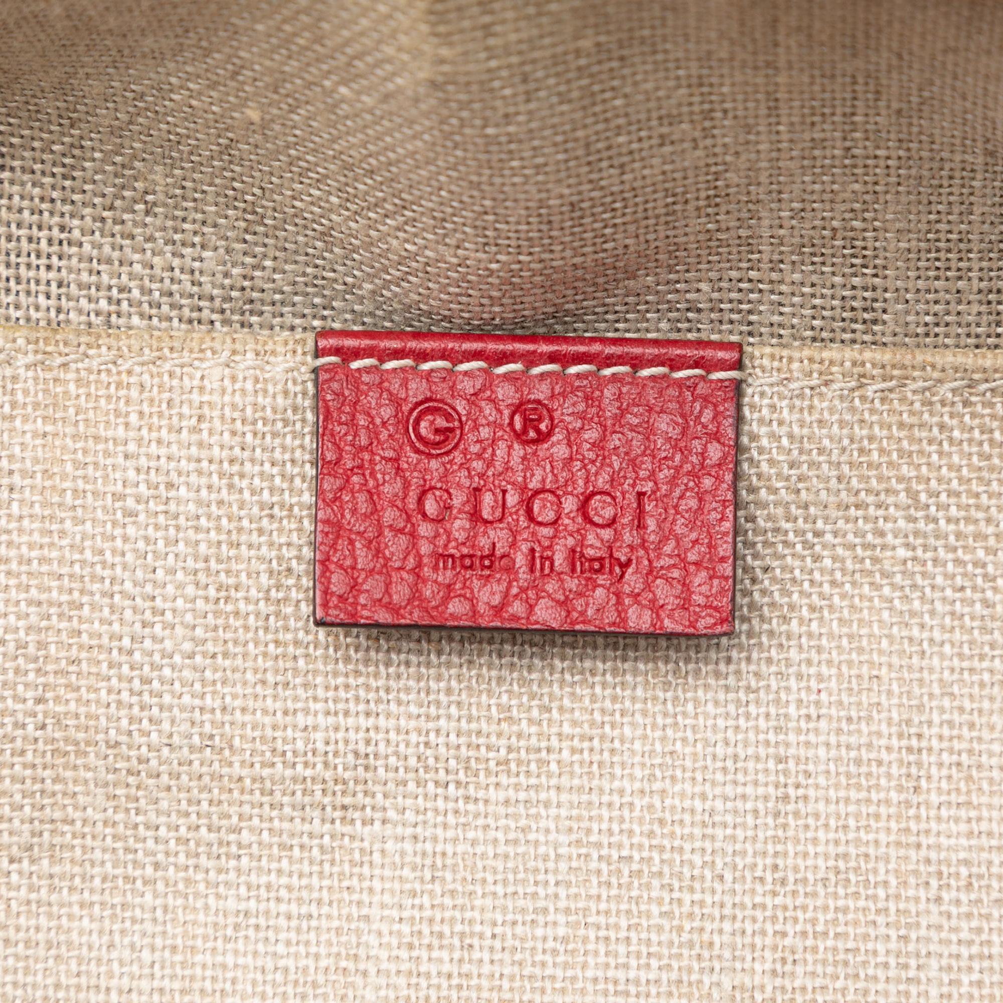 Gucci Mini Leather GG Charm Dome Satchel