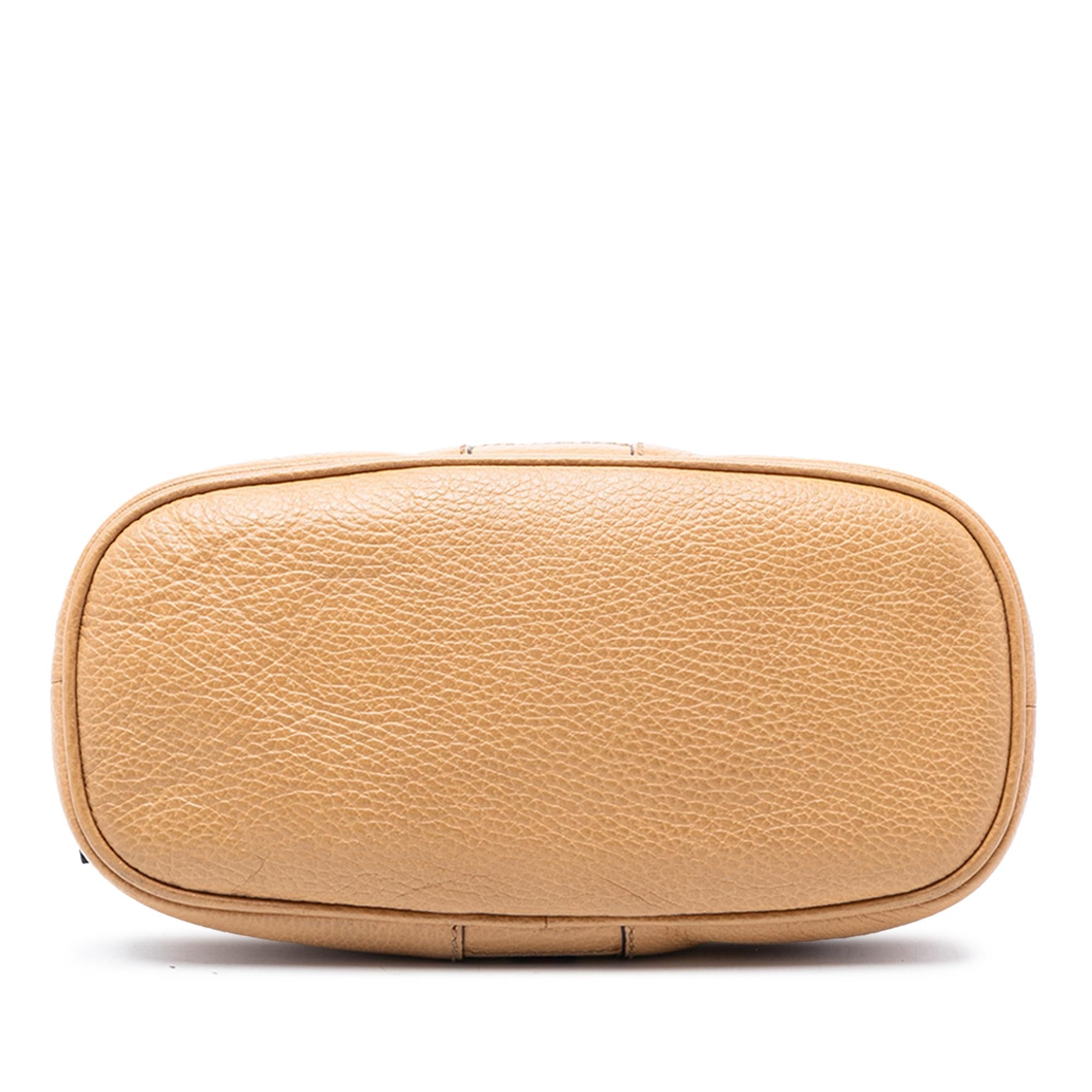 Gucci Mini Leather Web Dome Satchel
