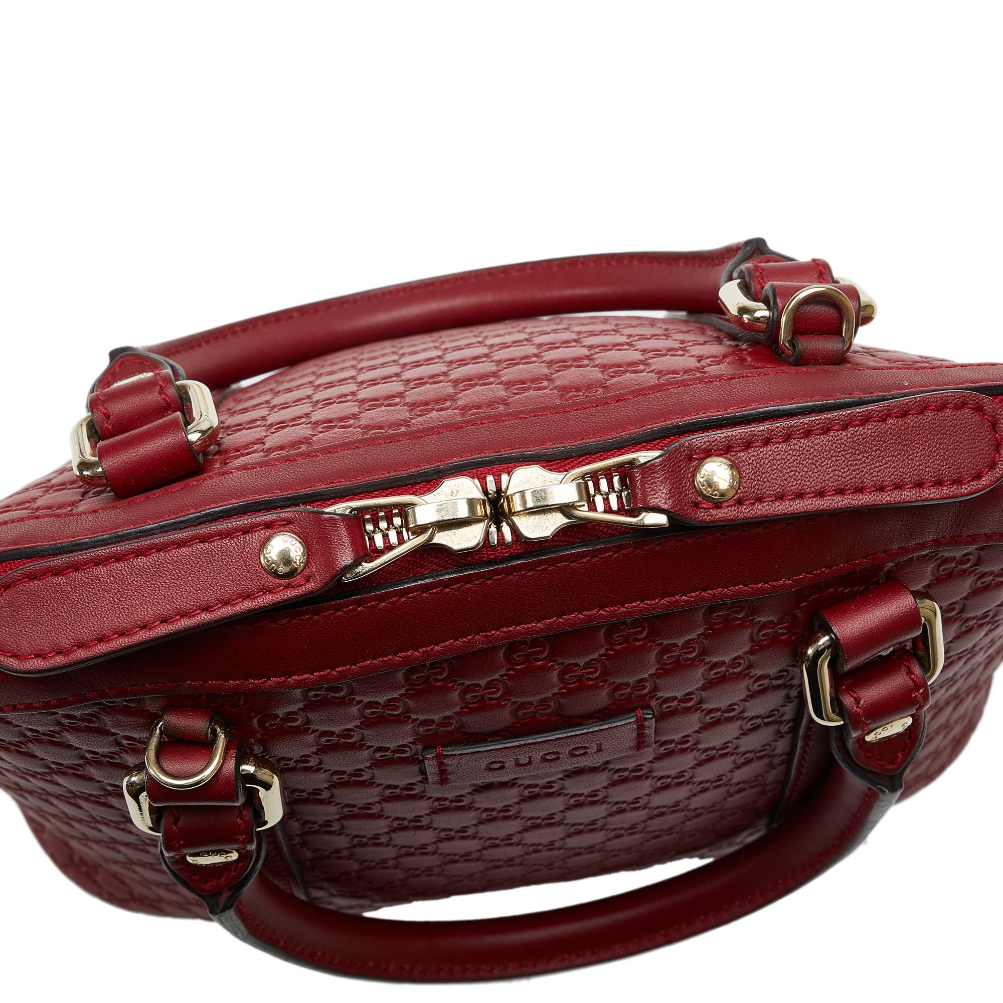 Gucci Mini Microguccissima Dome Satchel (SHG-2zSU9H)