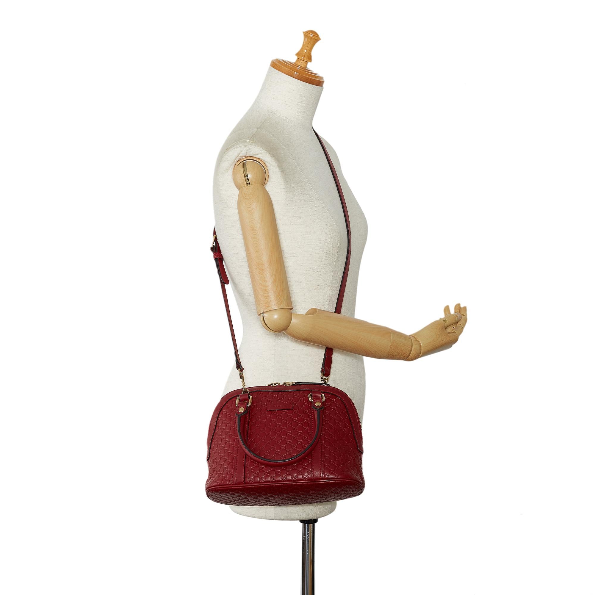 Gucci Mini Microguccissima Dome Satchel (SHG-2zSU9H)