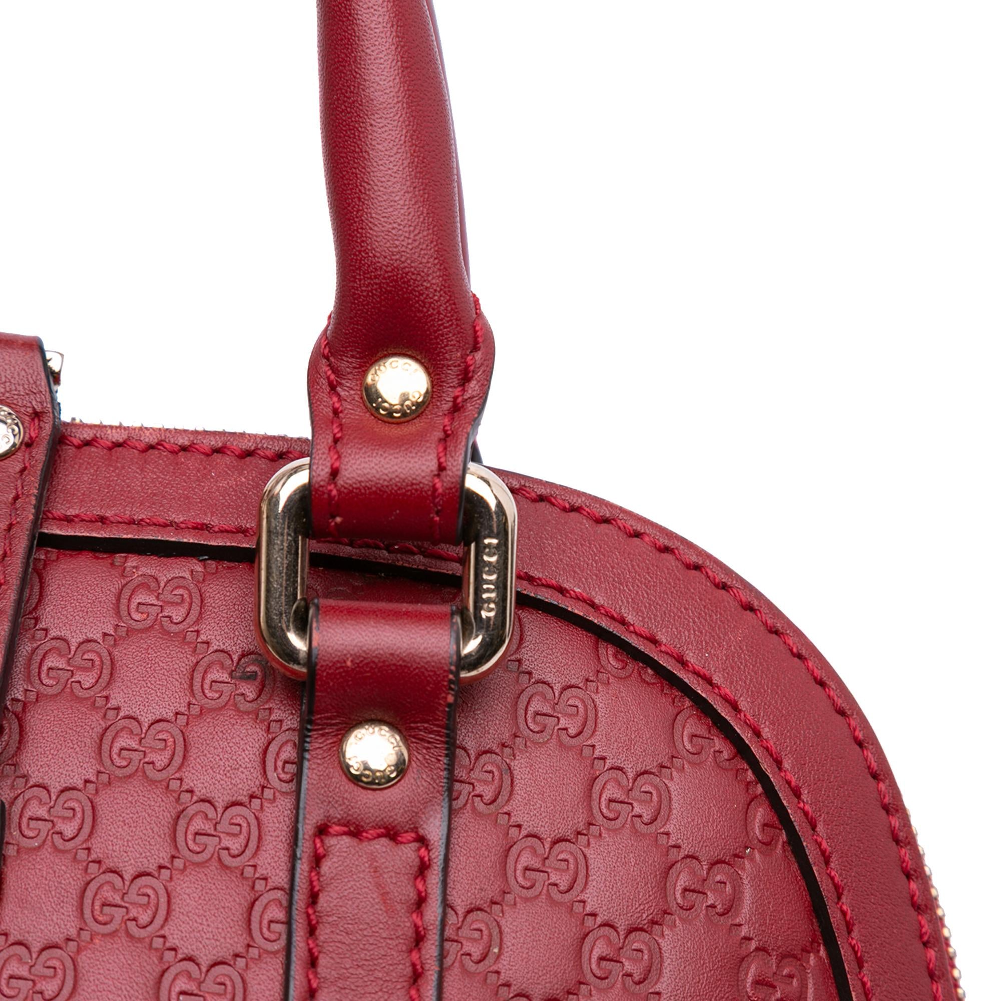 Gucci Mini Microguccissima Dome Satchel
