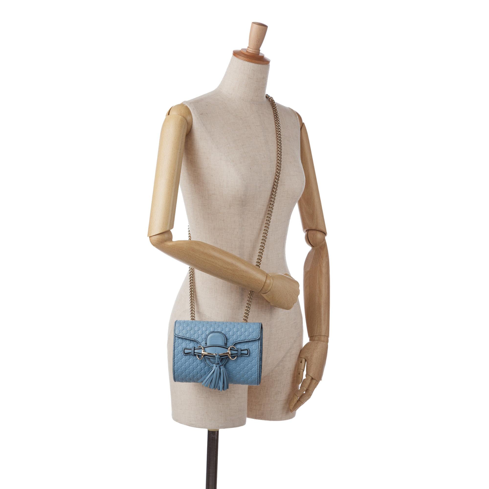 Gucci Mini Microguccissima Emily Crossbody Bag (SHG-d63GRv)