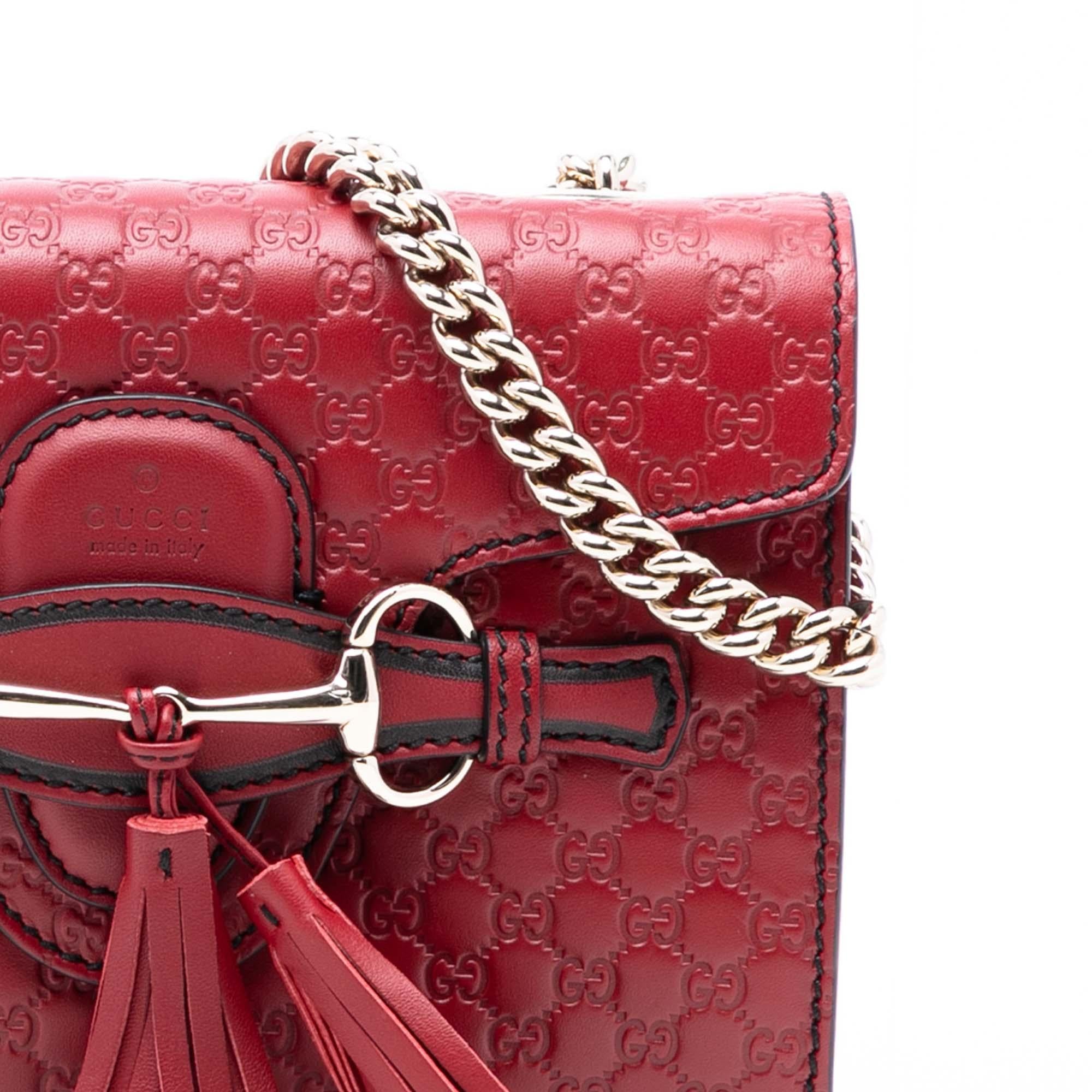 Gucci Mini Microguccissima Emily Crossbody