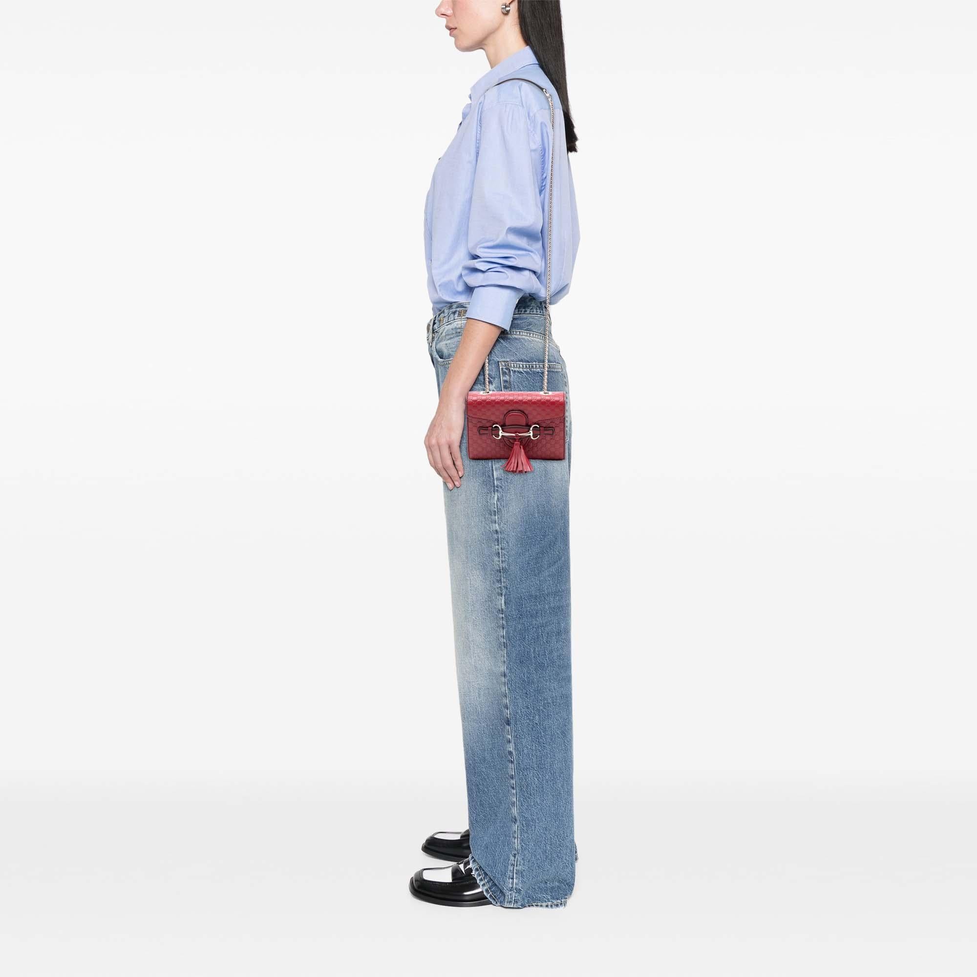 Gucci Mini Microguccissima Emily Crossbody