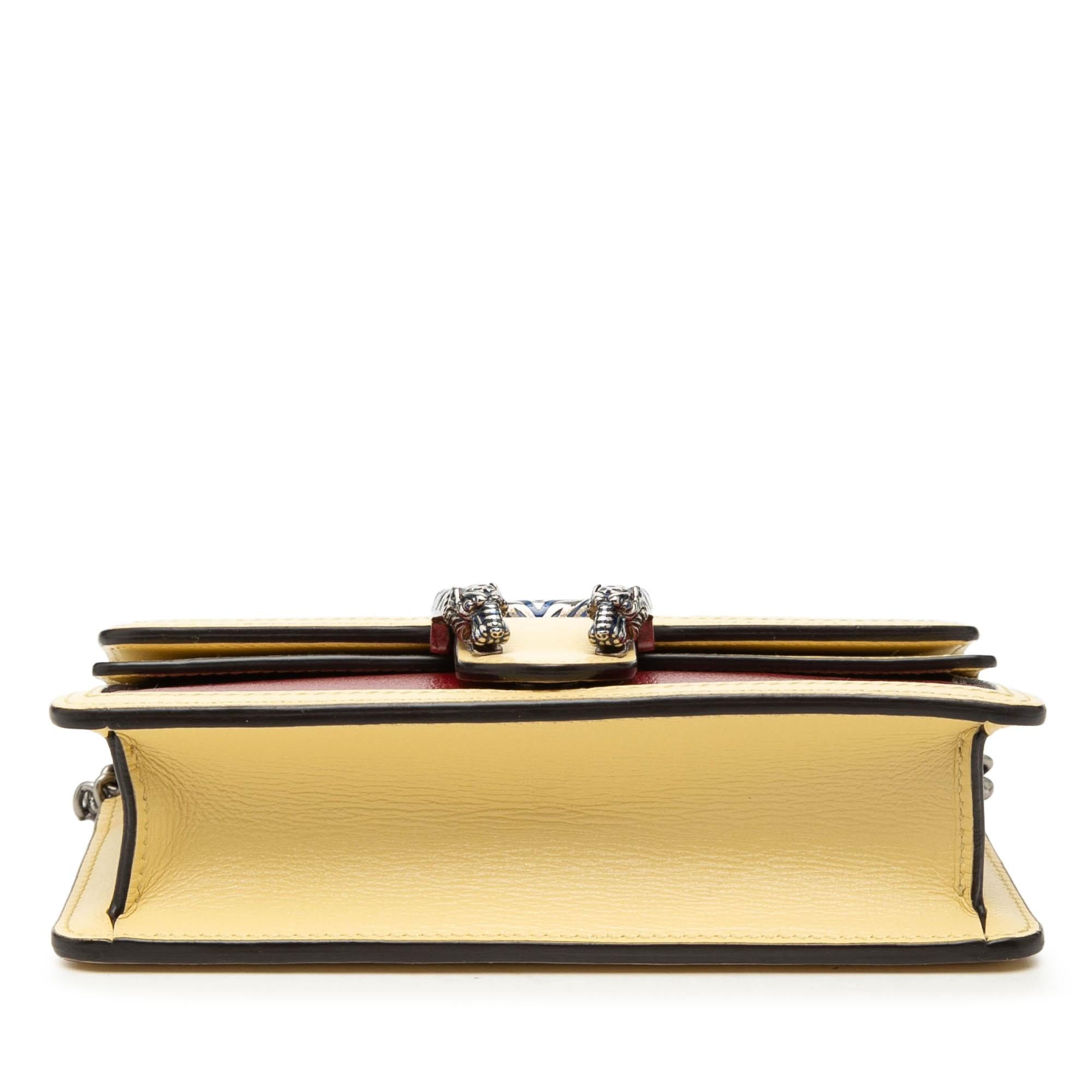 Gucci Mini Tricolor Leather Dionysus Crossbody