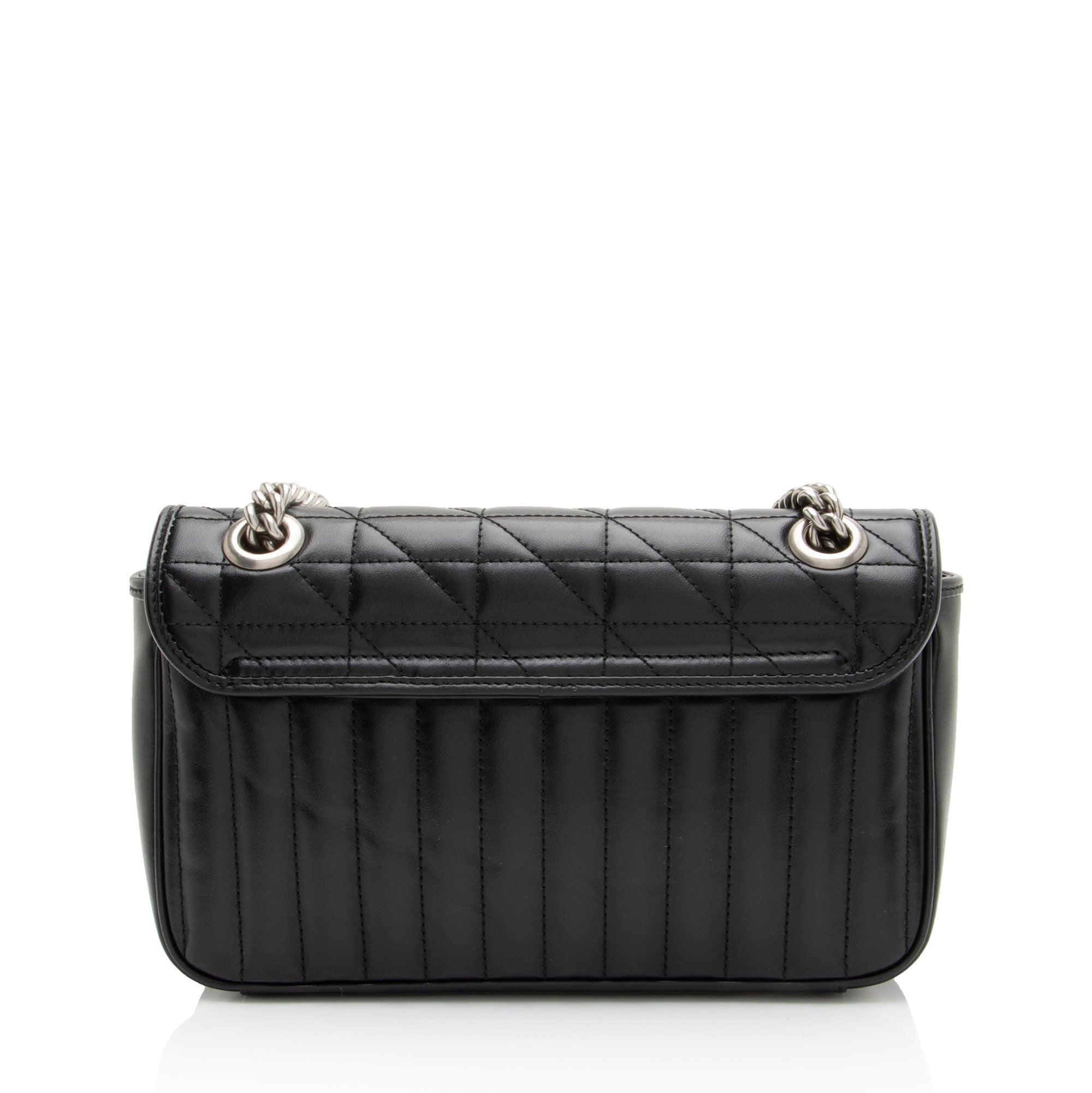 Gucci Mixed Matelasse Leather GG Marmont Aria Medium Flap Bag