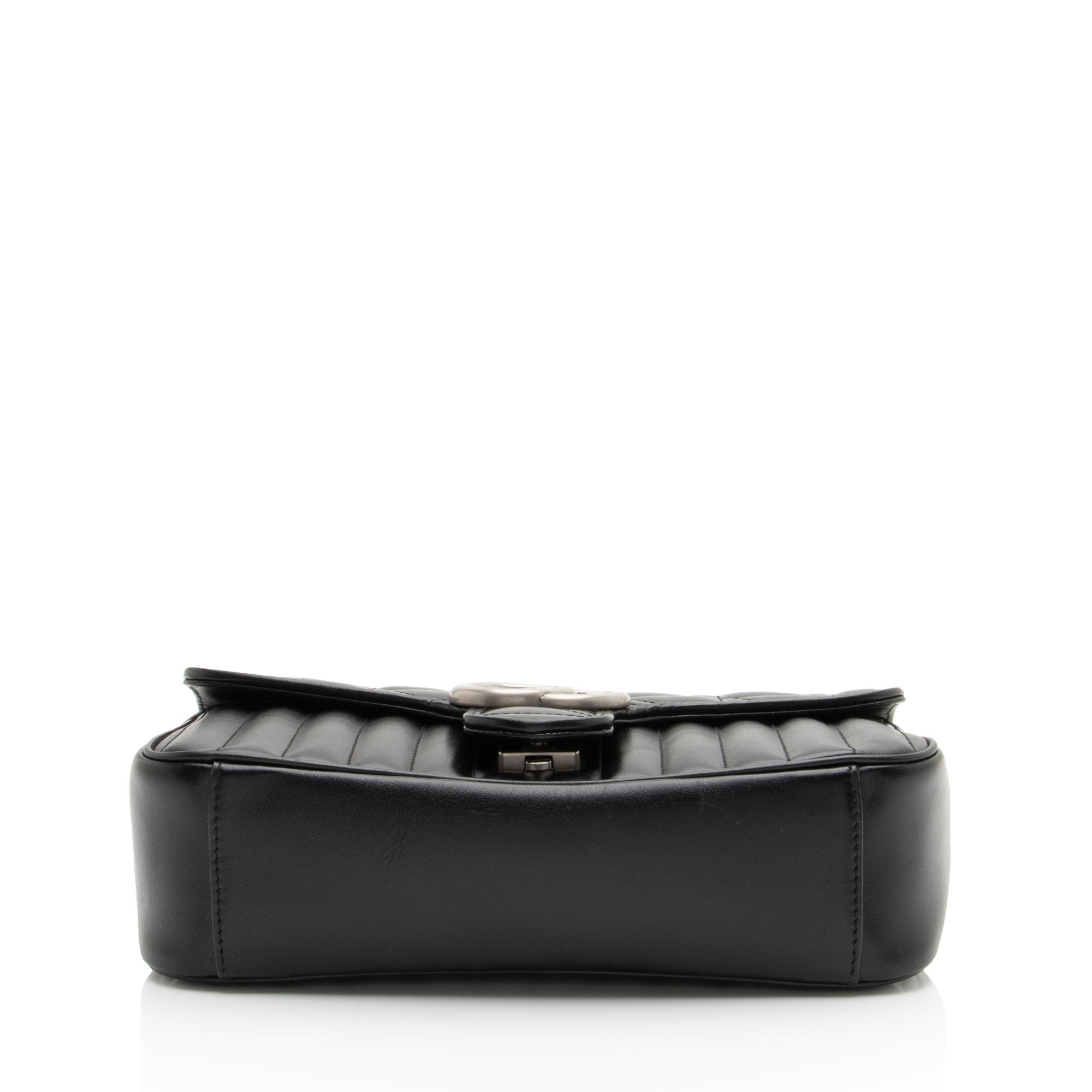 Gucci Mixed Matelasse Leather GG Marmont Aria Medium Flap Bag