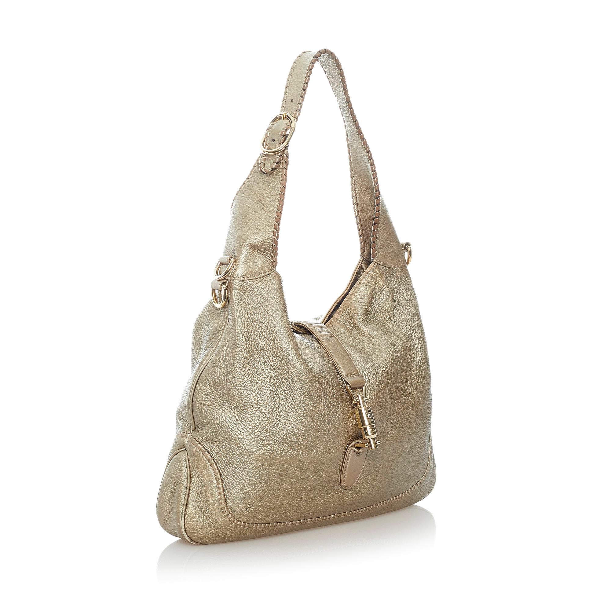 Gucci New Jackie Leather Satchel (SHG-32829)