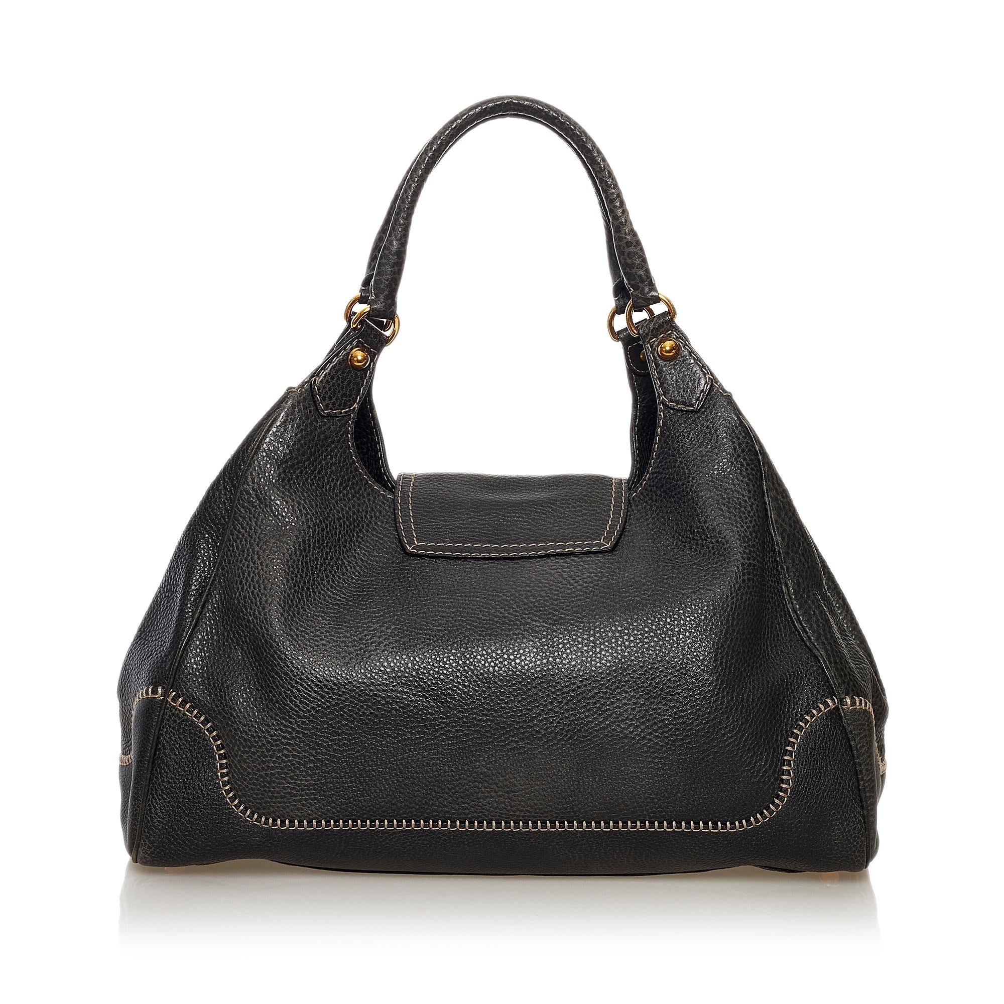 Gucci New Pelham Leather Handbag (SHG-32759)