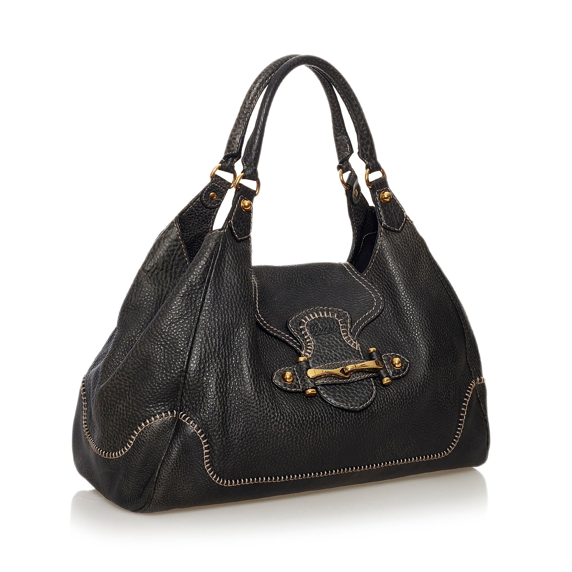 Gucci New Pelham Leather Handbag (SHG-32759)