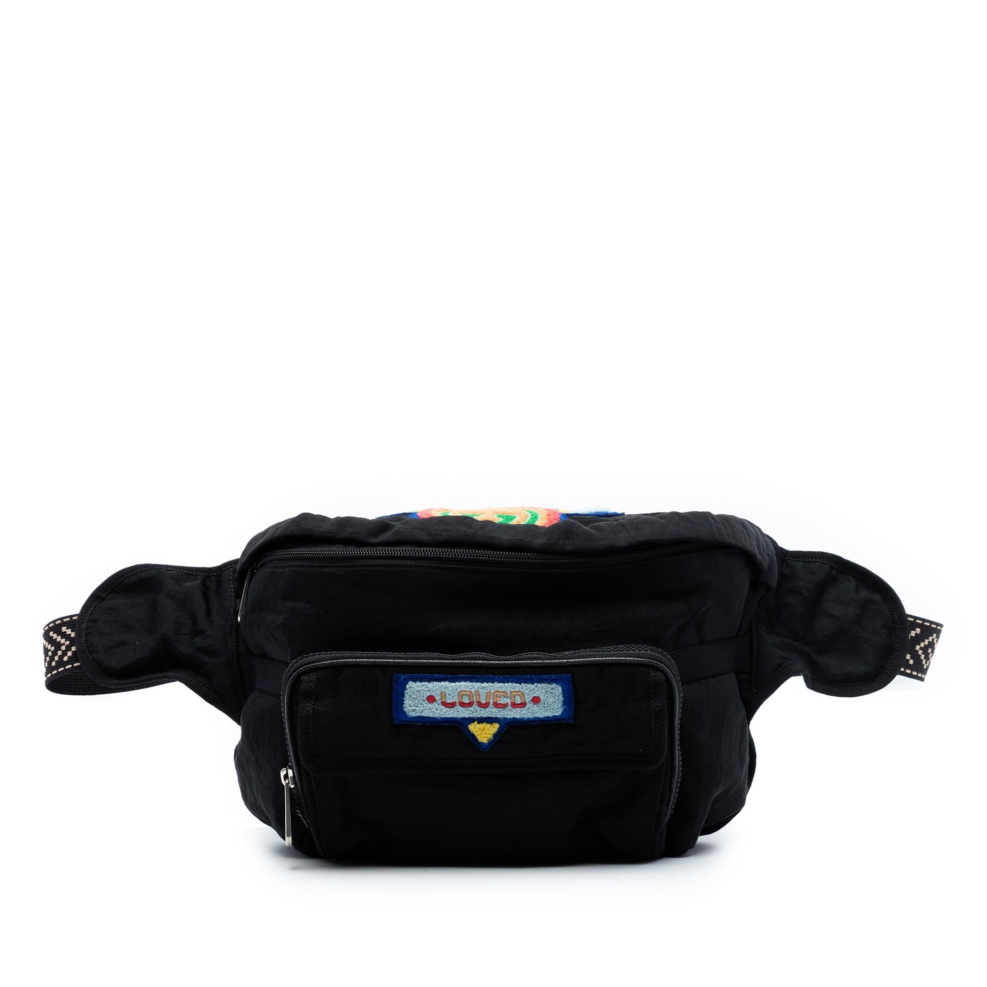 Gucci Nylon 80s Patch Convertible Belt Bag