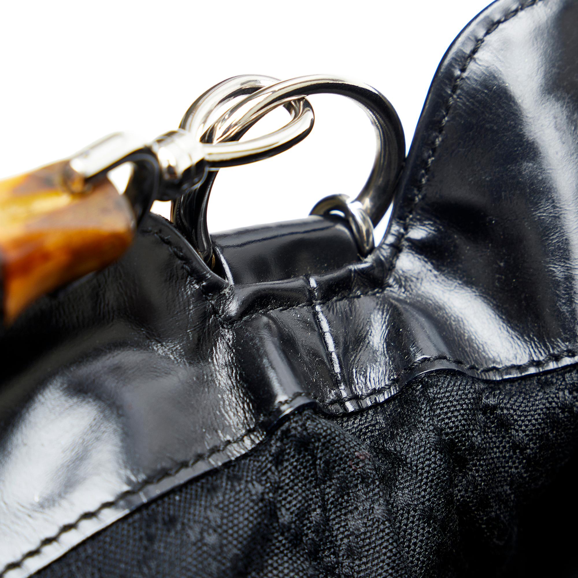 Gucci Nylon Bamboo Satchel (SHG-gDltSy)