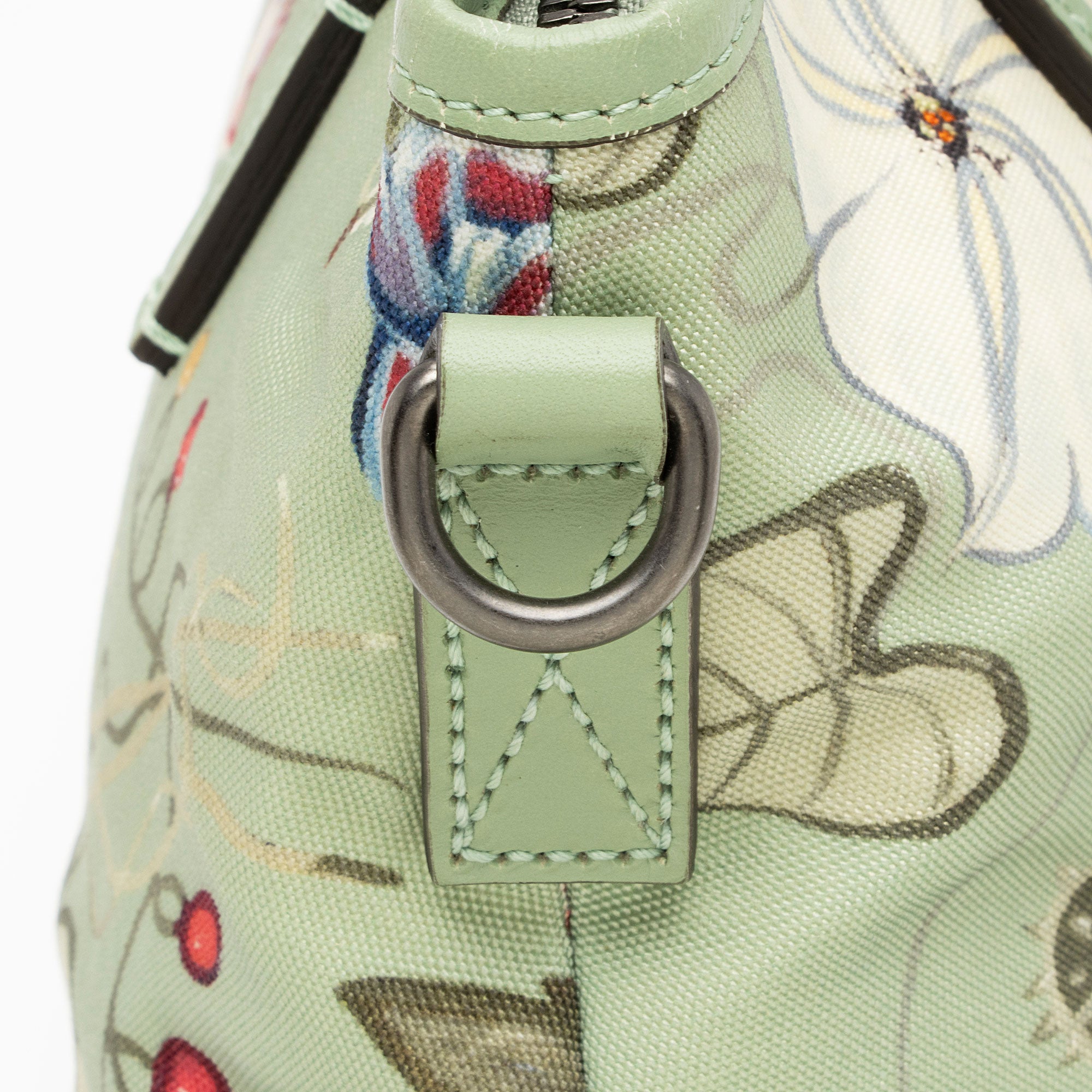 Gucci Nylon Flora Knight Small Tote (SHF-2ID1EO)