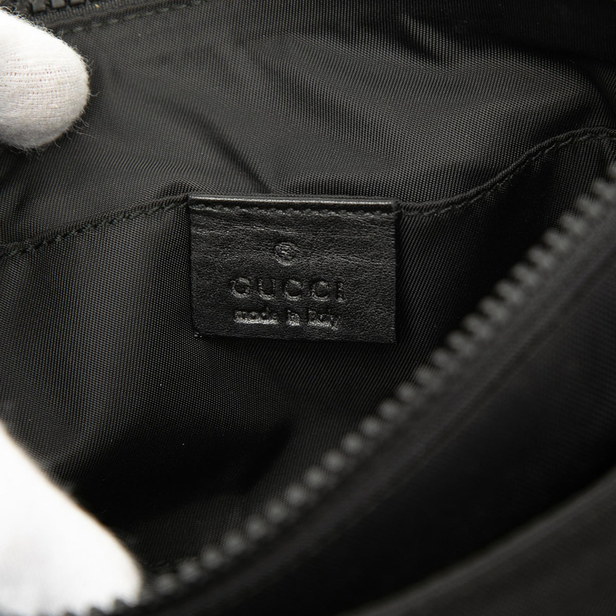 Gucci Nylon Interlocking G Web Belt Bag