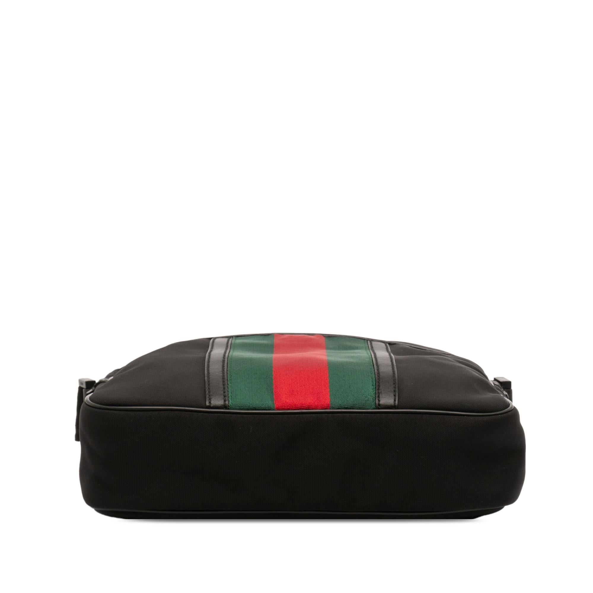 Gucci Nylon Interlocking G Web Crossbody