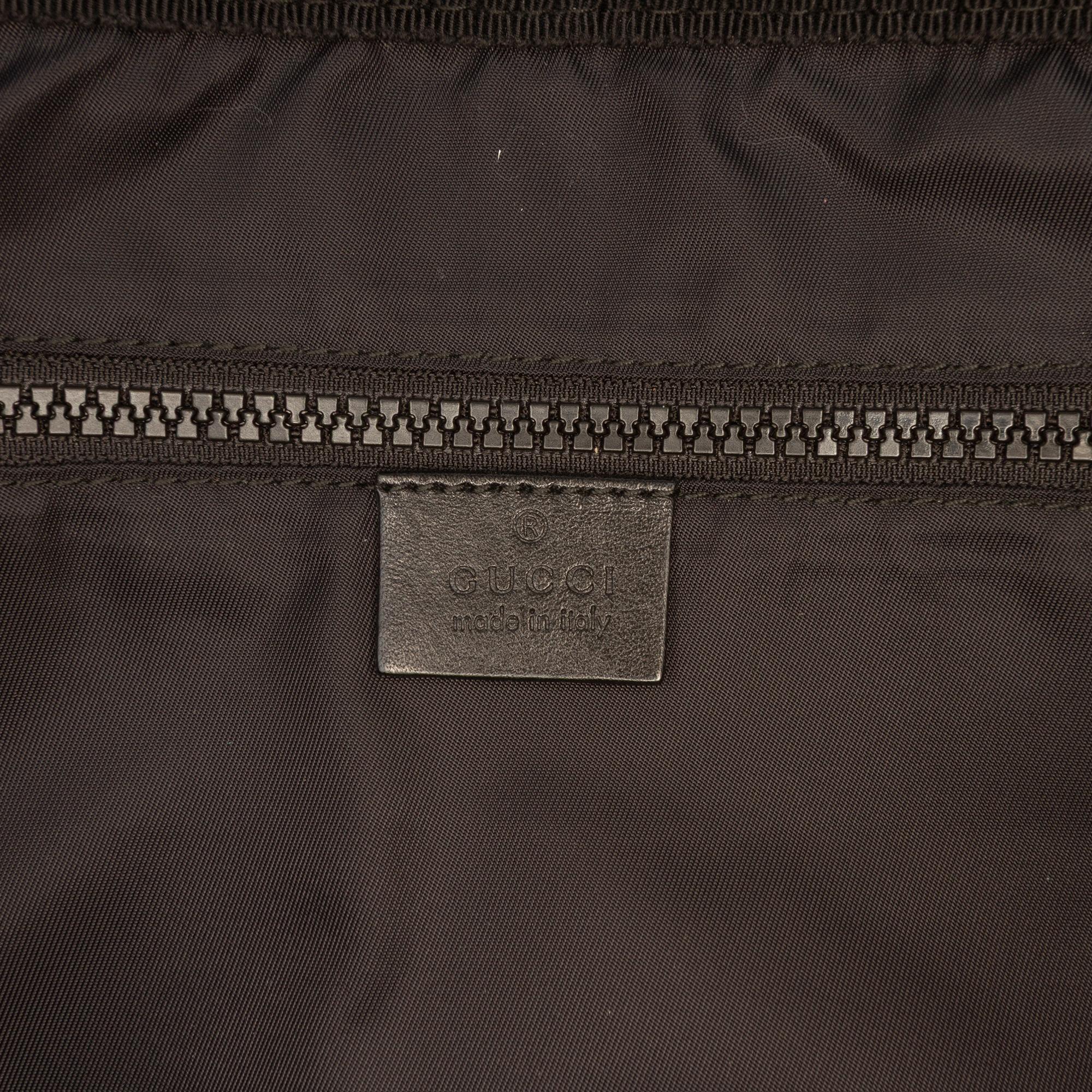 Gucci Nylon Interlocking G Web Crossbody