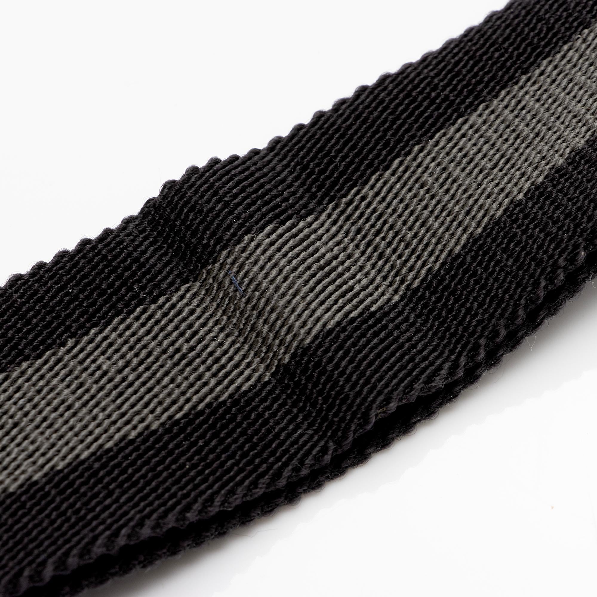 Gucci Nylon Monogram Small Flat Messenger Bag (SHF-uRak7p)