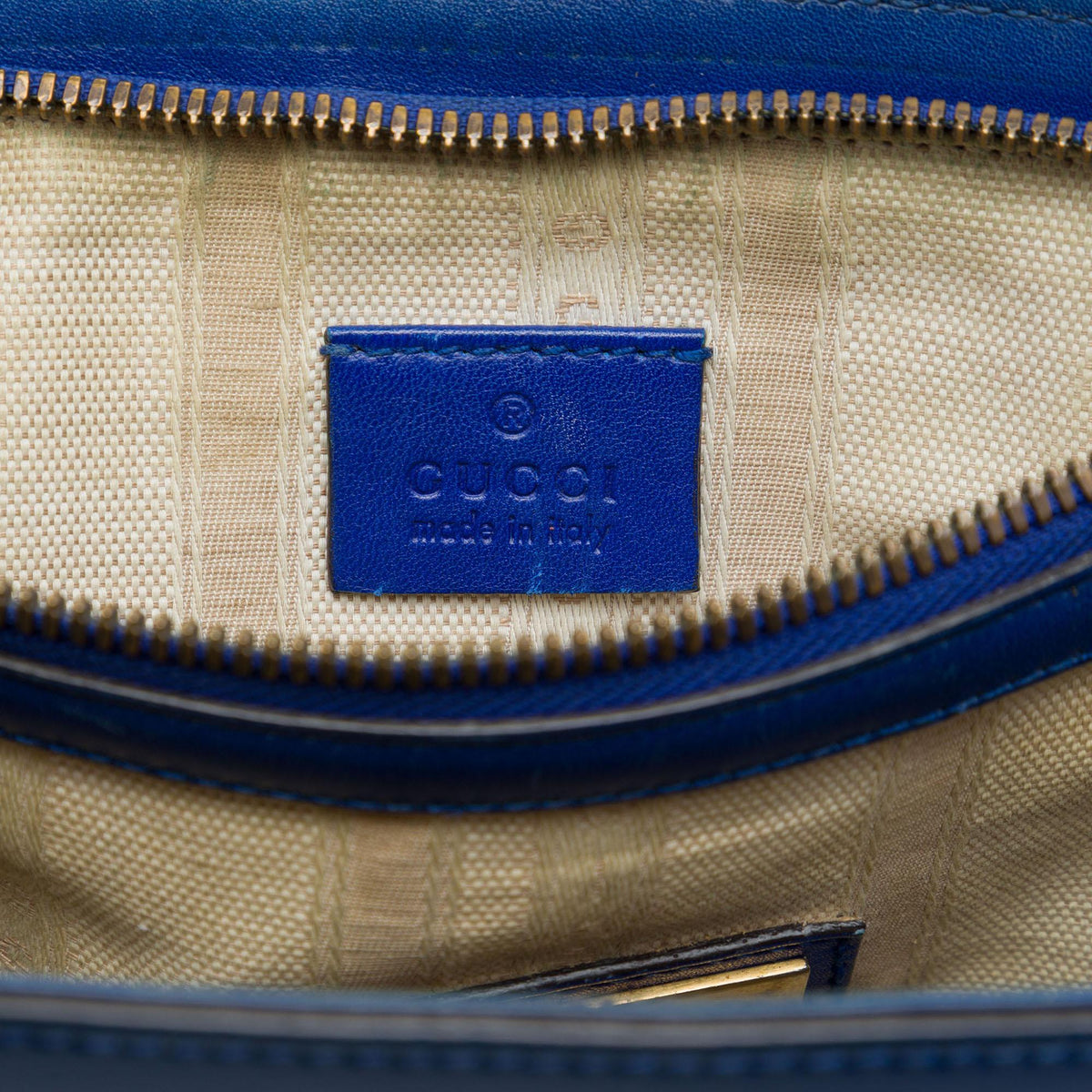 Gucci Patent Bright Bit Satchel