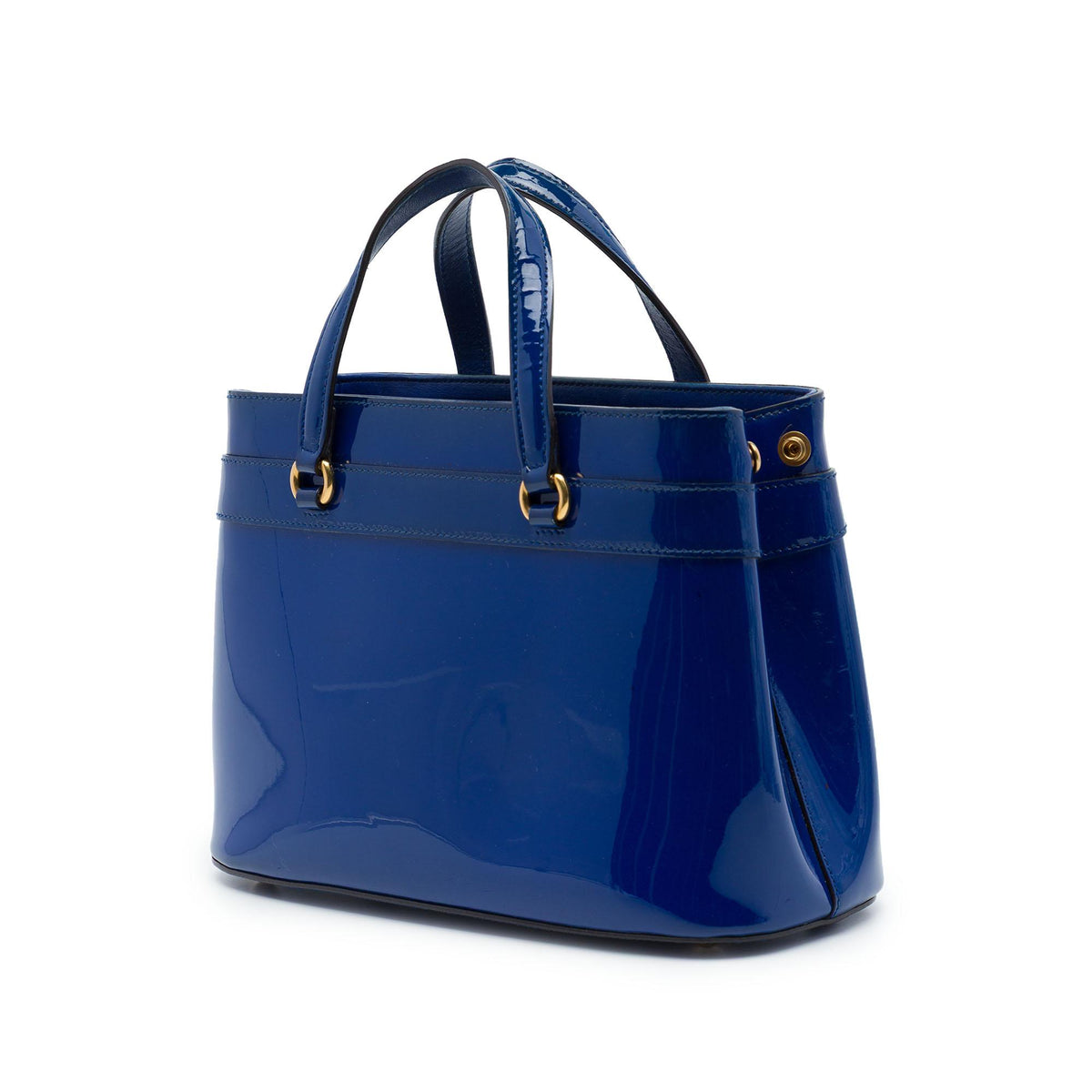 Gucci Patent Bright Bit Satchel