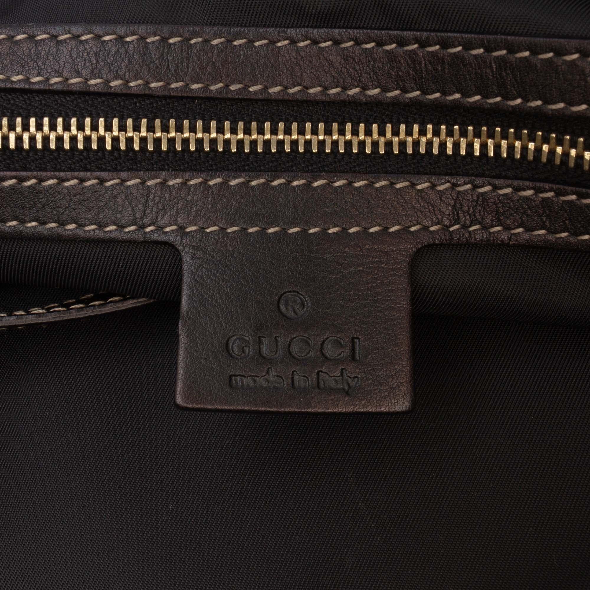 Gucci Patent Dialux Britt Web Tote