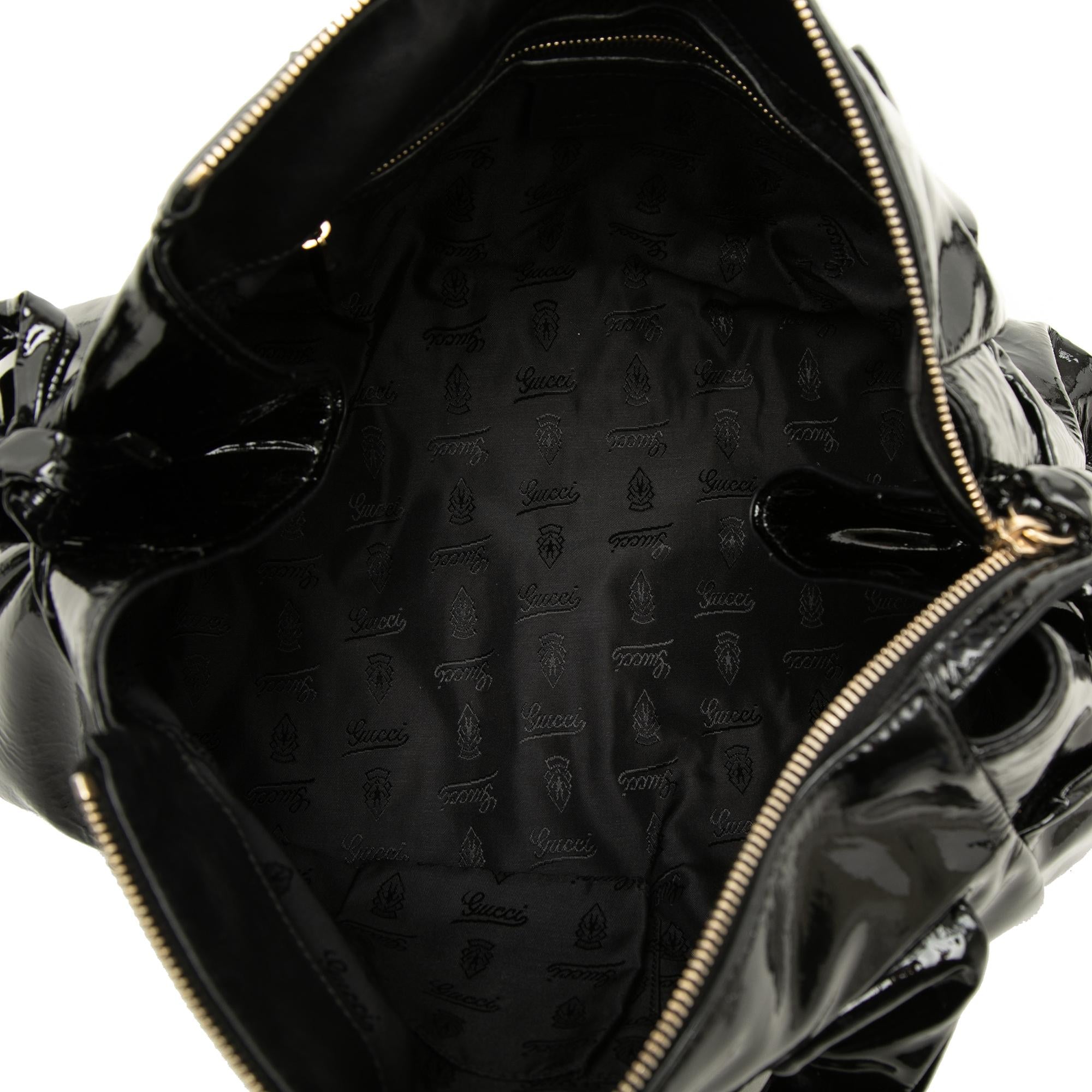 Gucci Patent Hysteria Handbag