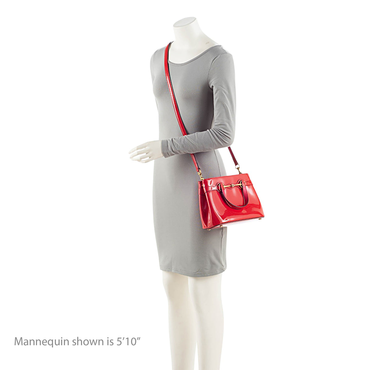 Gucci Patent Leather Bright Bit Small Tote