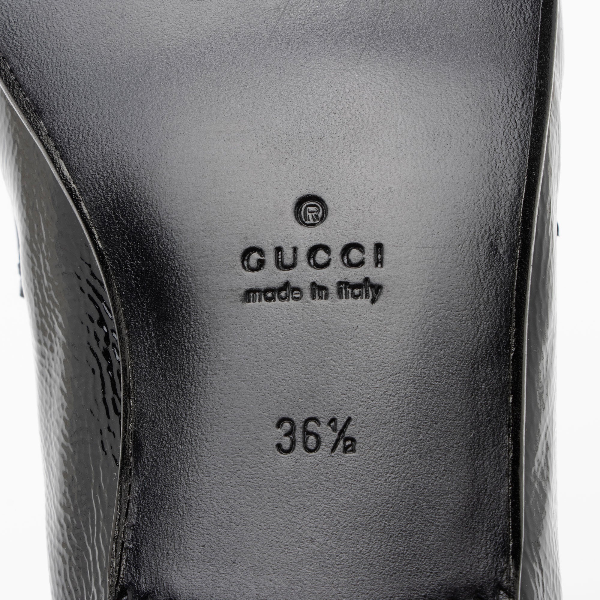 Gucci Patent Leather Horsebit 1953 Loafers - Size 6.5 / 36.5 (SHF-7m1TSH)