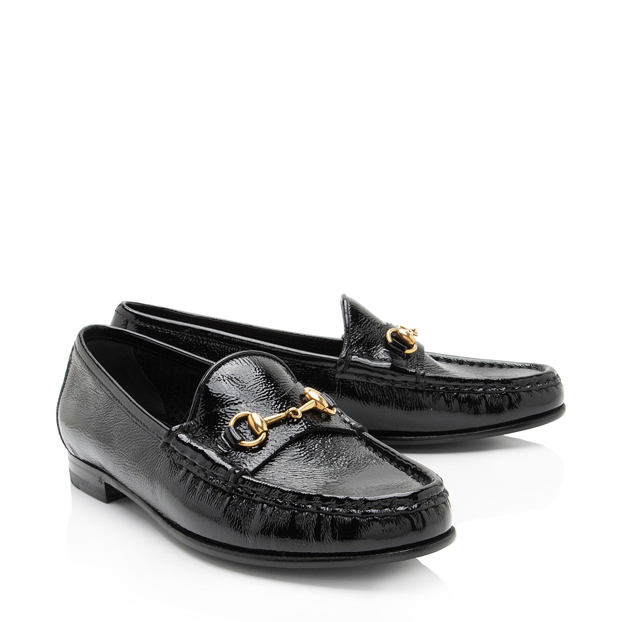 Gucci Patent Leather Horsebit 1953 Loafers - Size 6.5 / 36.5 (SHF-7m1TSH)