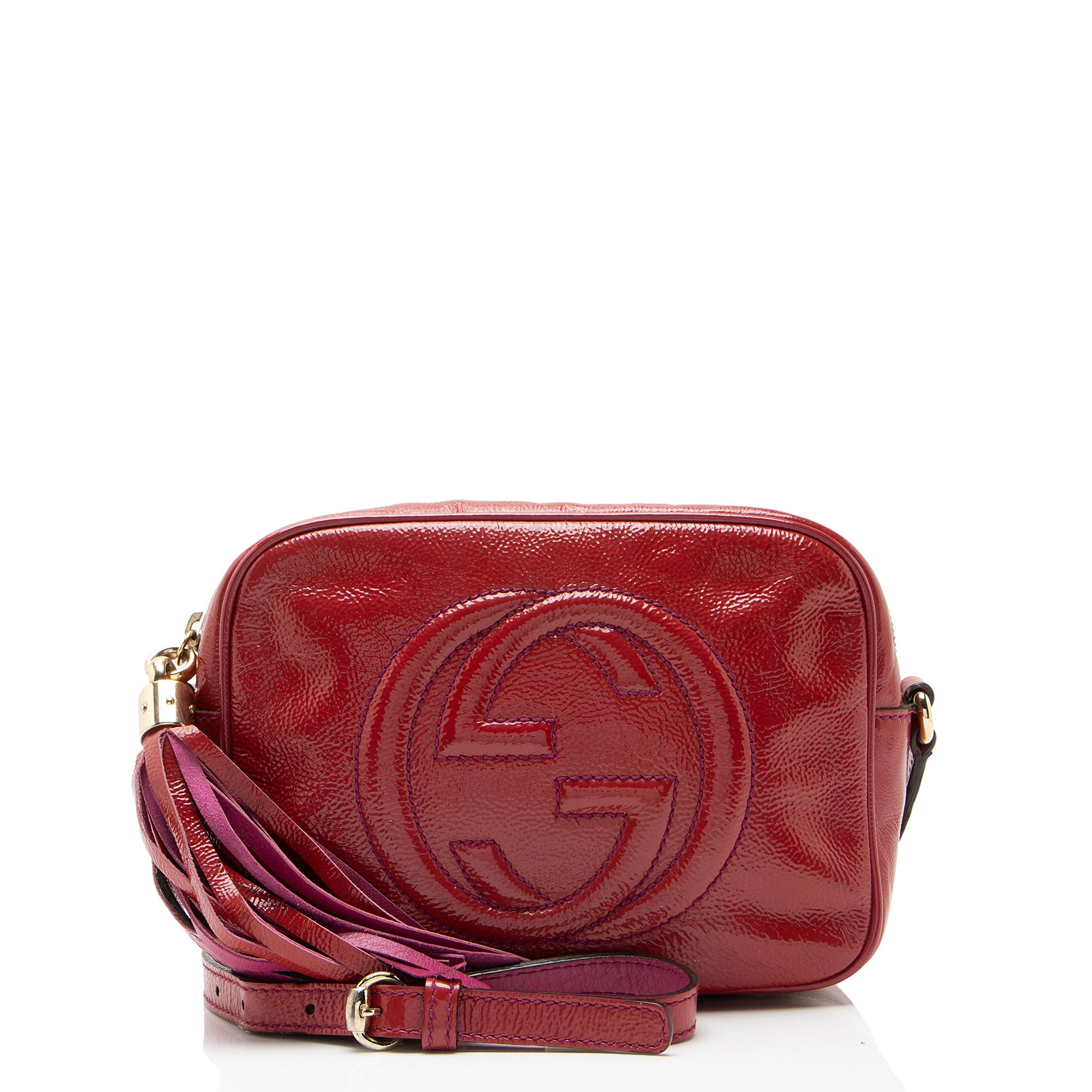 Gucci Patent Leather Soho Disco Bag