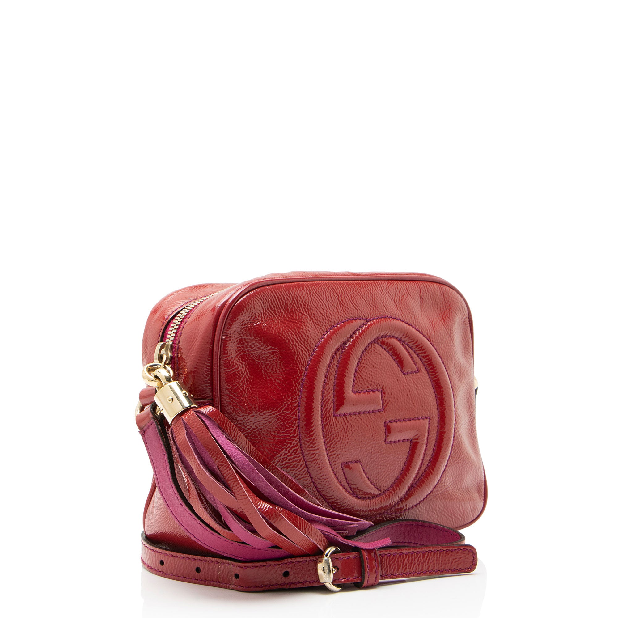 Gucci Patent Leather Soho Disco Bag