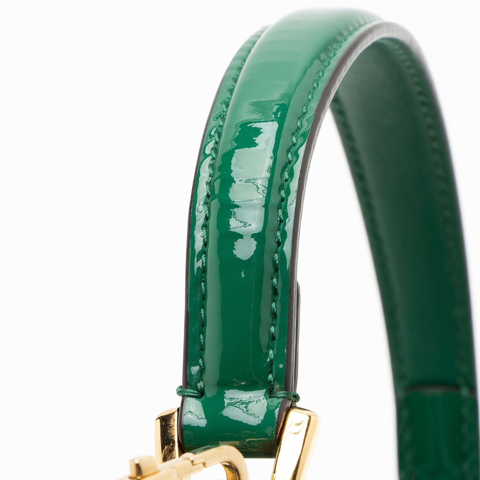 Gucci Patent Leather Sylvie 1969 Mini Top Handle