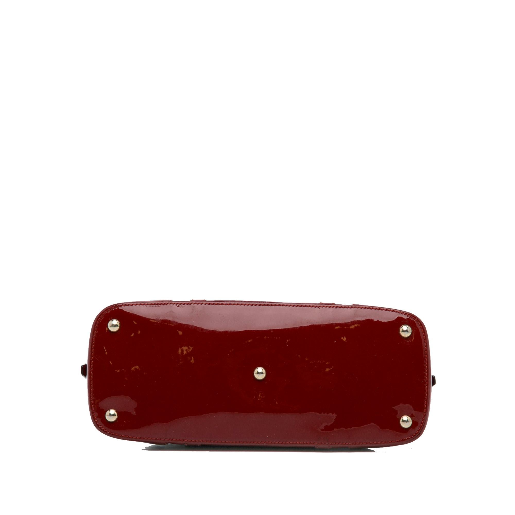 Gucci Patent Microguccissima Nice Dome Satchel (SHG-NUS8YT)