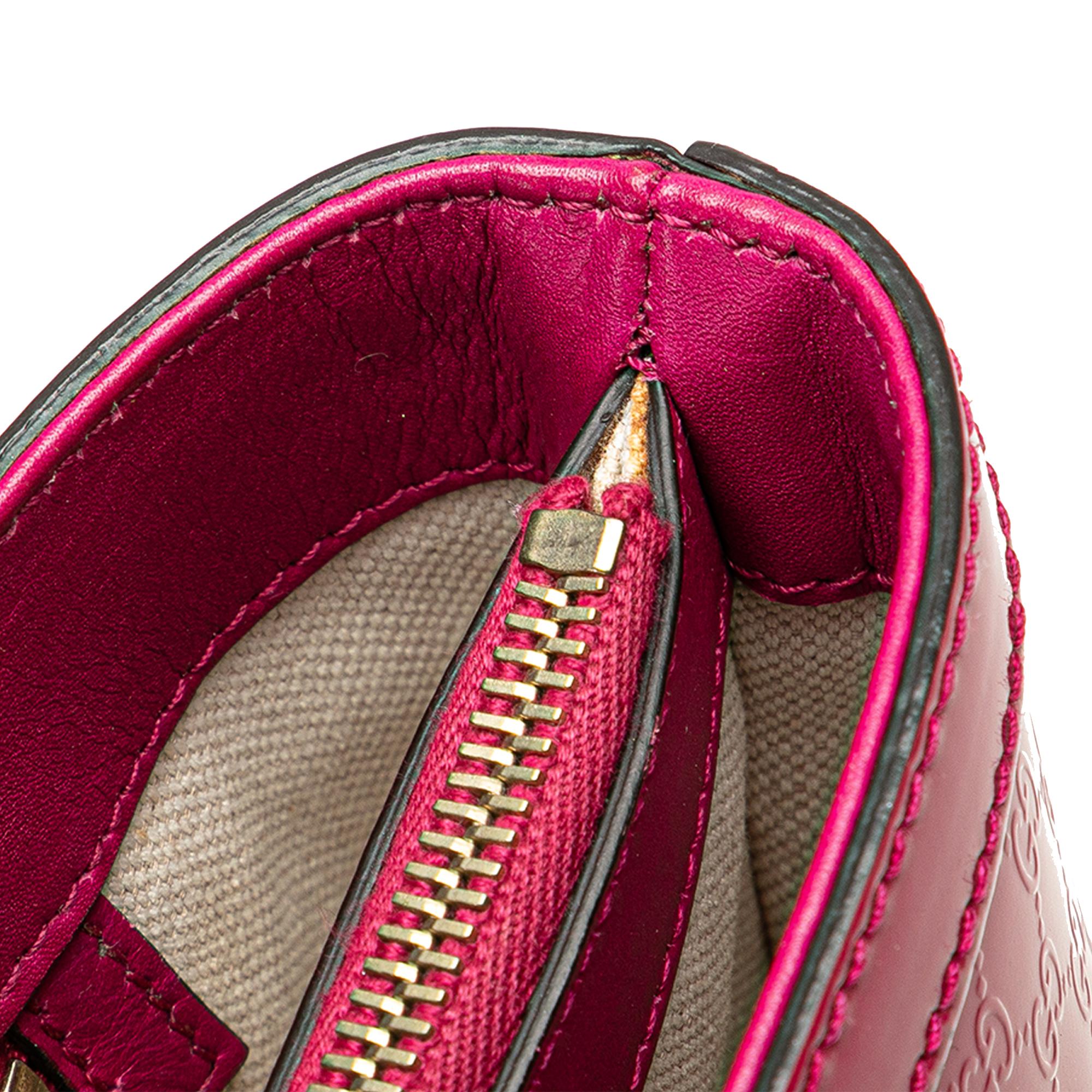 Gucci Patent Microguccissima Nice Tote
