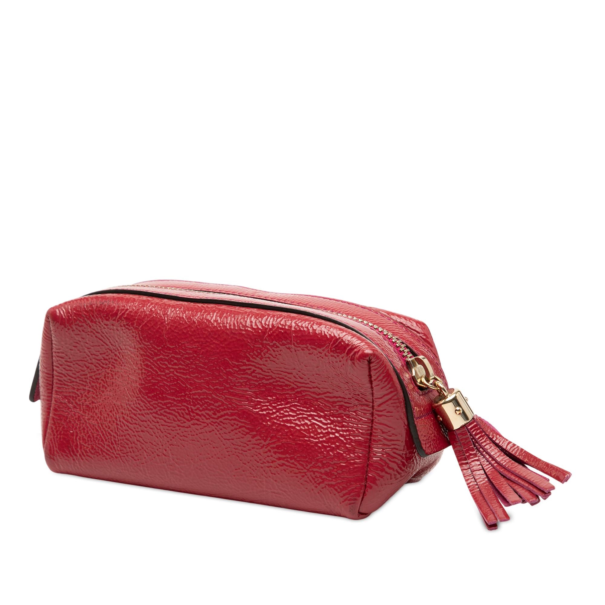Gucci Patent Soho Cosmetic Pouch