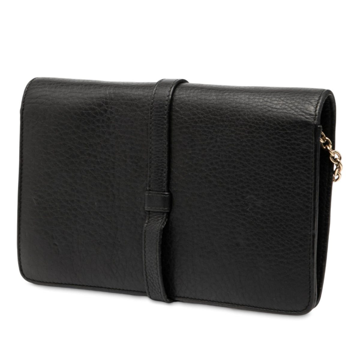 Gucci Pebbled Calfskin Piston Broadway Evening Bag