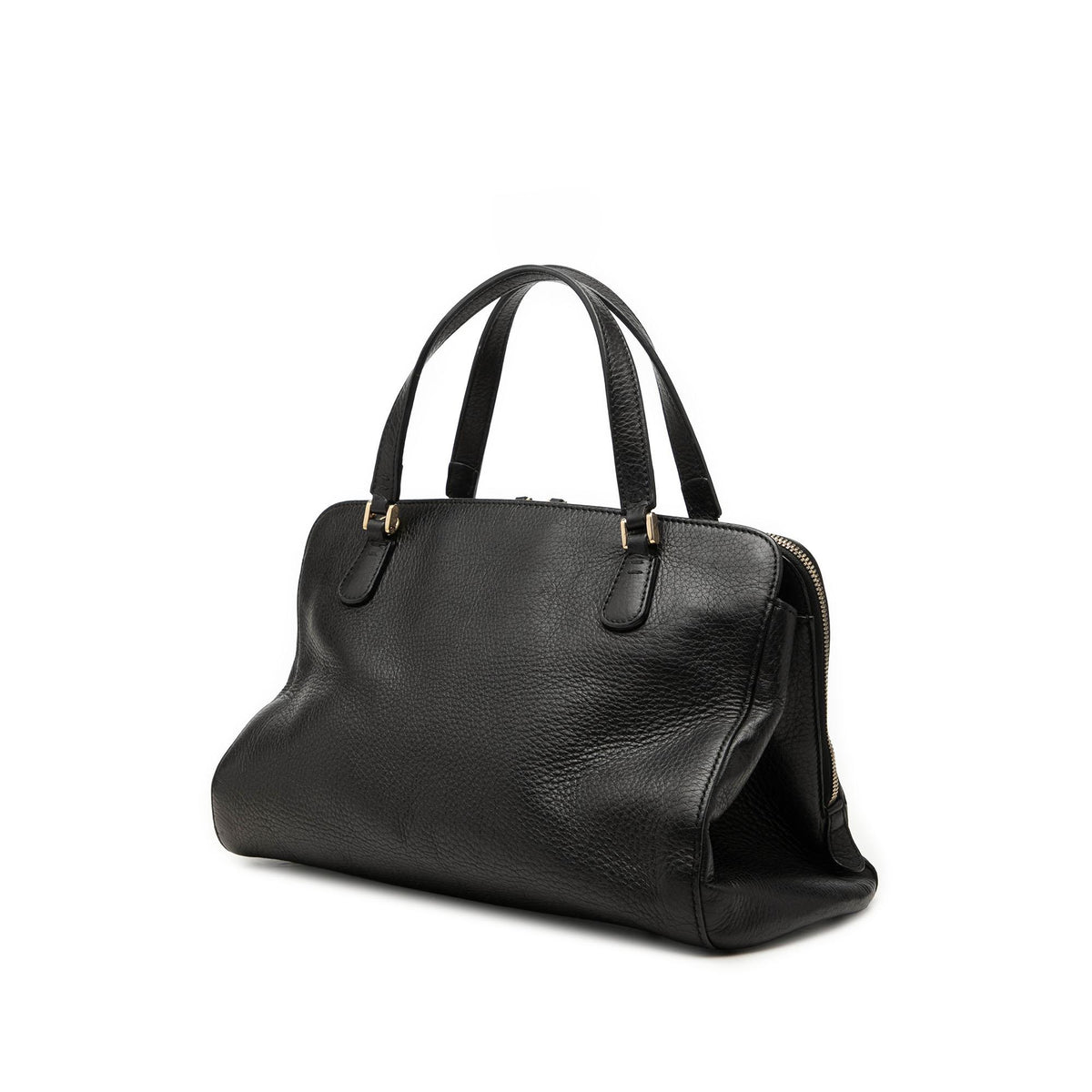 Gucci Pebbled Calfskin Soho Working Satchel