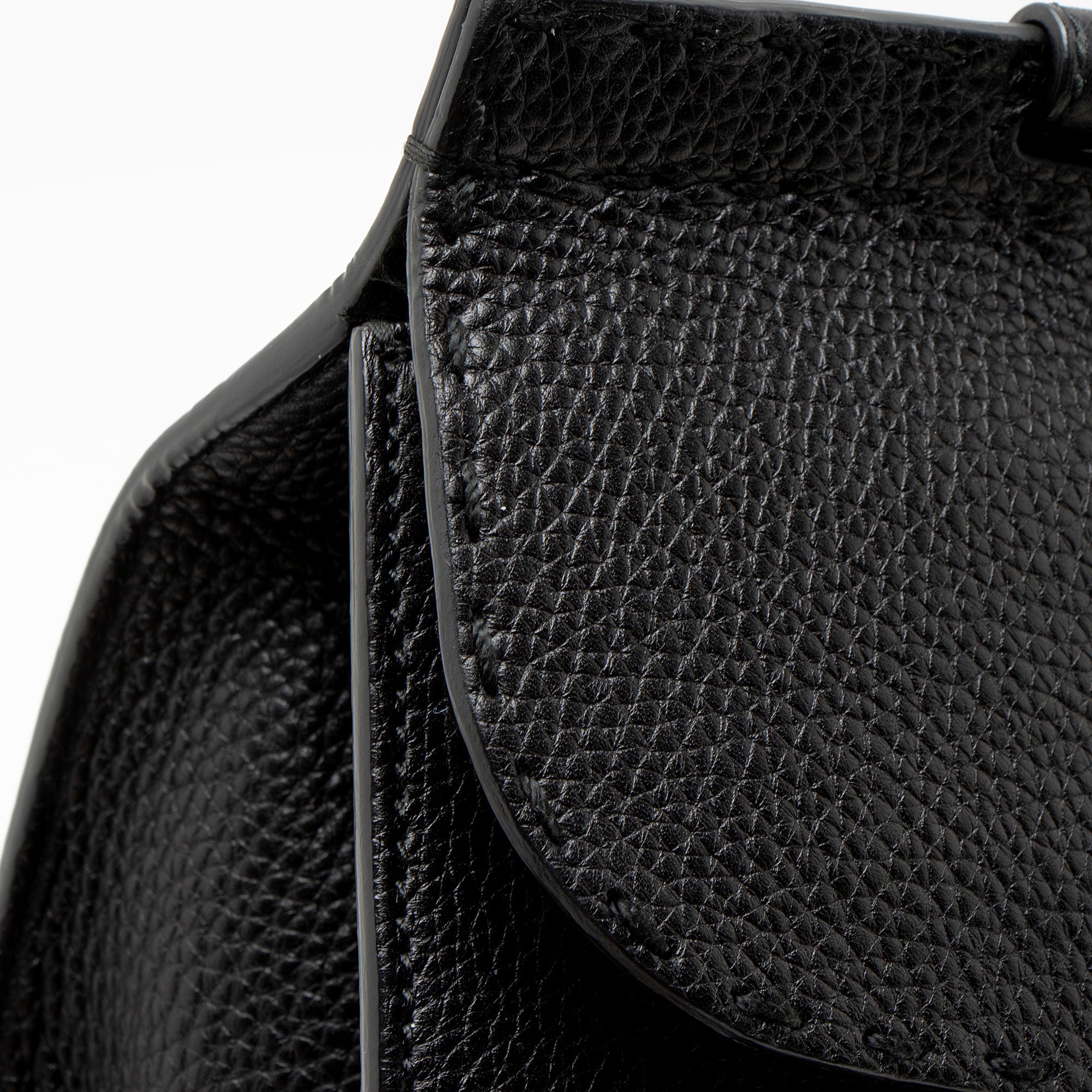 Gucci Pebbled Leather GG Marmont Top Handle