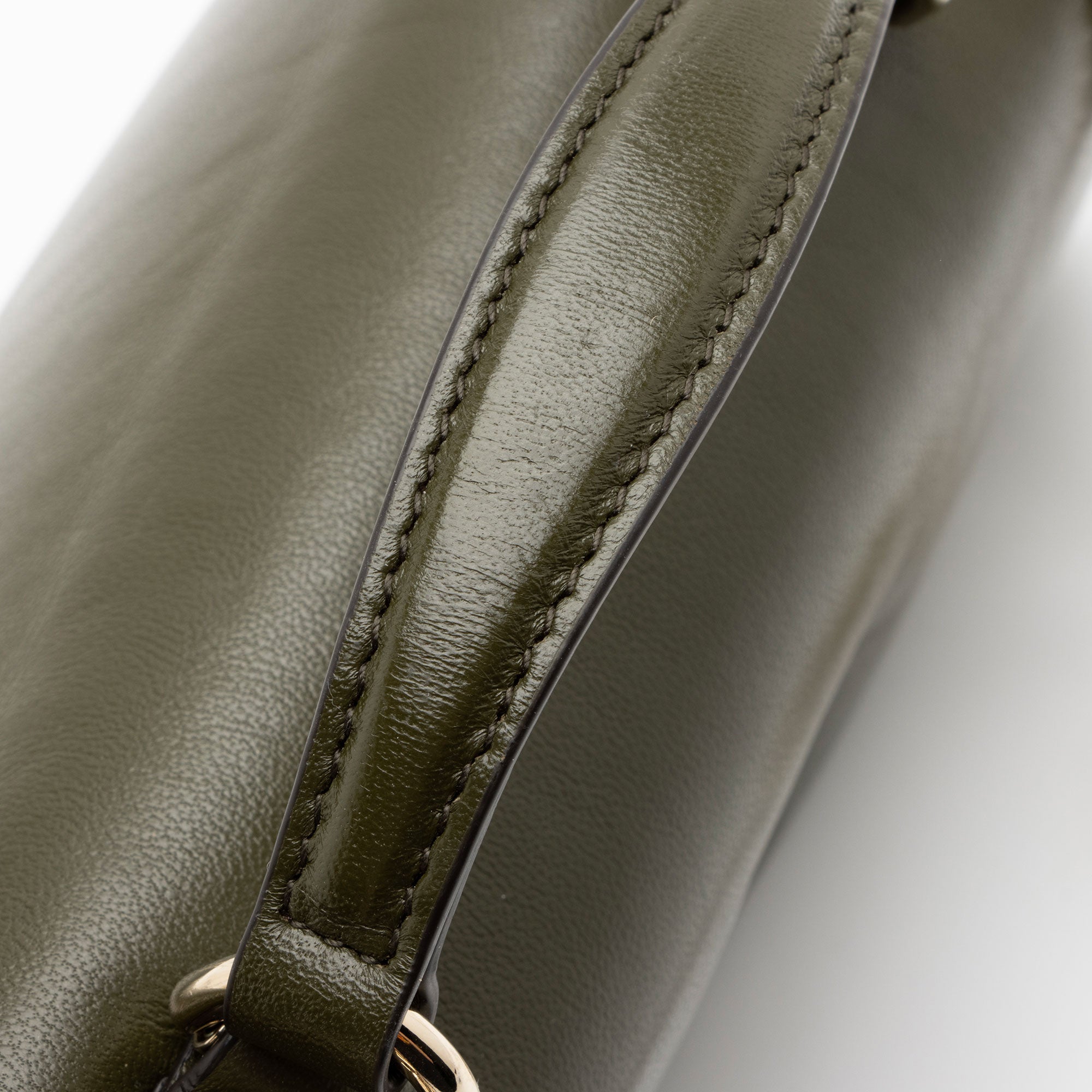 Gucci Puffy Leather GG Milano Small Top Handle